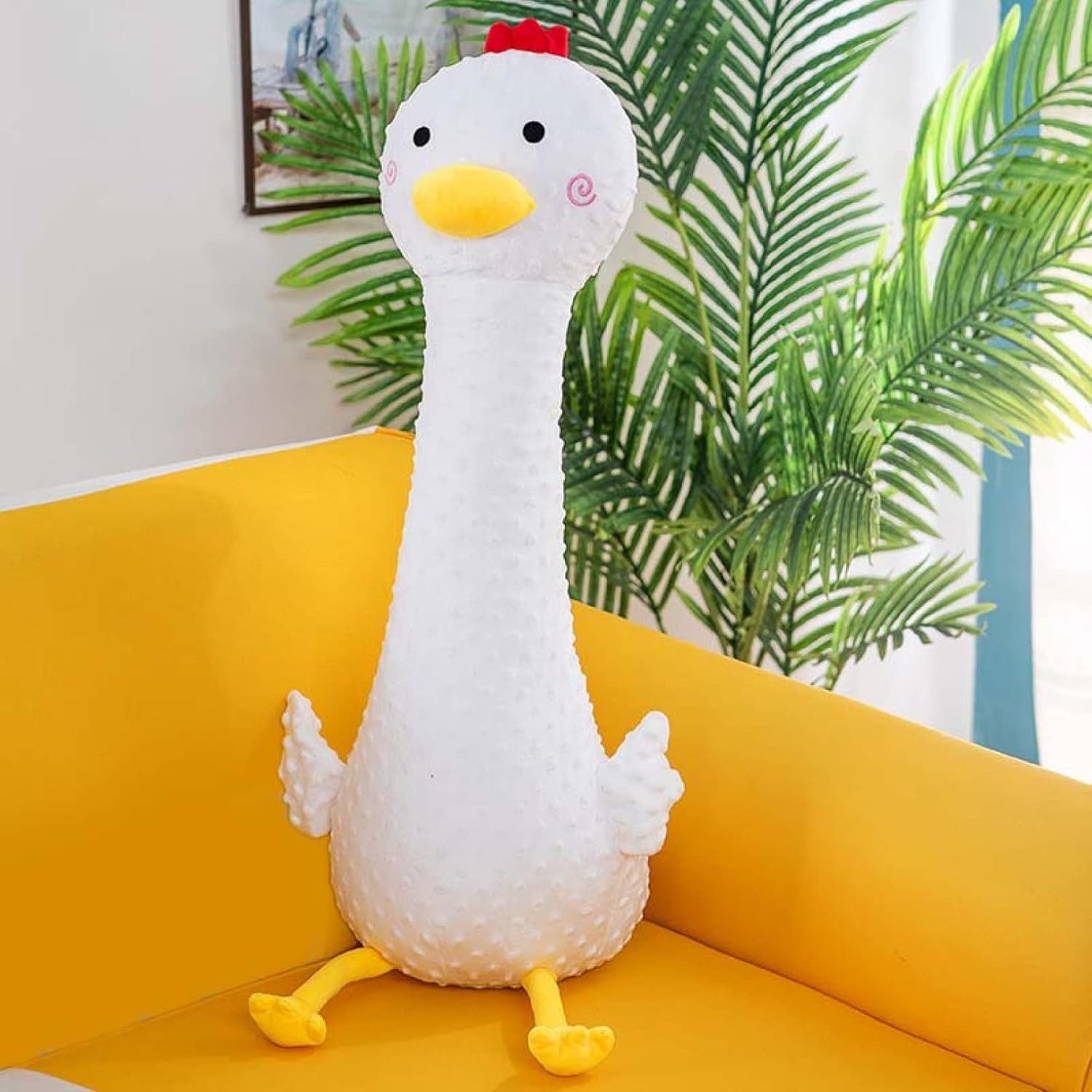 抱き枕 鶏 65糎 木綿付け鳥 色 途轍も無い 木綿付け鳥ぬいぐるみ 気が大きい 鶏抱き枕 毛の荒物 きなこ 抱き枕 愛くるしげ 店飾りつけ 生まれ落ちる日 癒し系 面白可笑しい 鶏 腰枕 多役立つこと枕 軽く ふわふわ 成年者 高だか暮