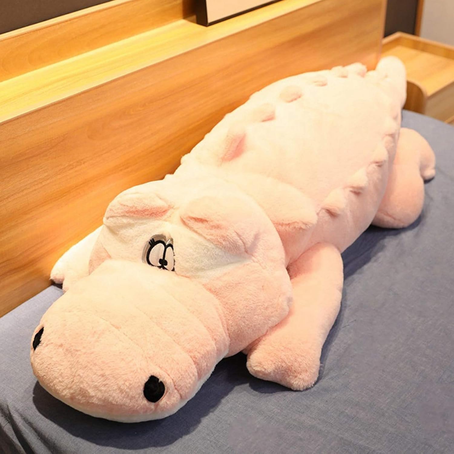 ぬいぐるみ 鰐 可愛いぬいぐるみ ワニ 230CM フワフワ 縫いぐるみ クリスマス プレゼント/お誕生日 ワニ 大きい ぬいぐるみ 手触りふわふわ 動物ぬいぐるみ ピンク 抱き枕 女性 母の日 彼女