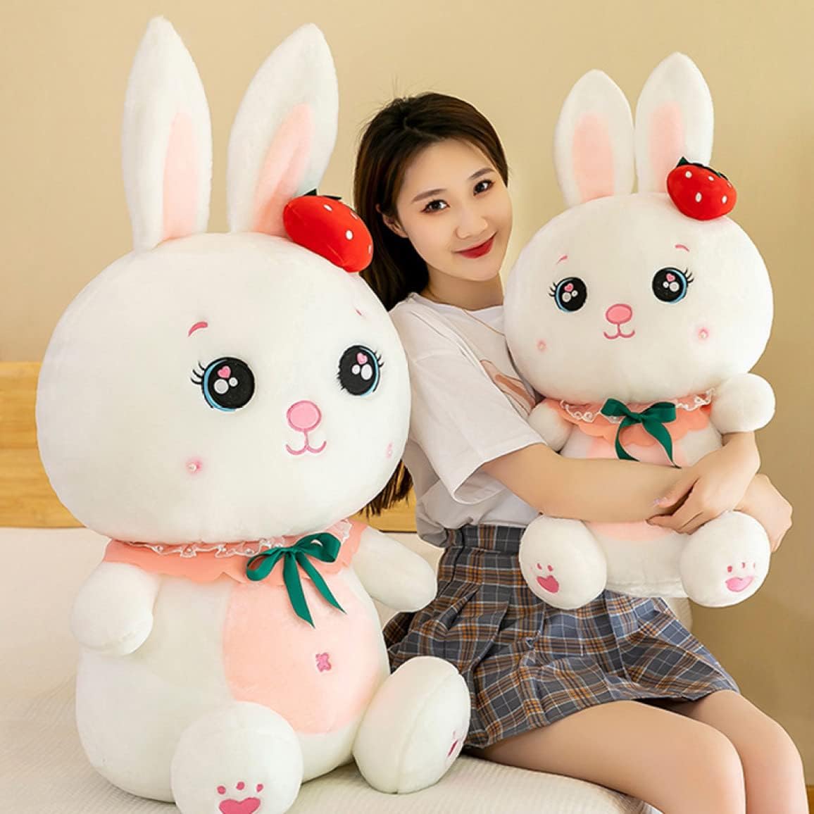 兎ぬいぐるみ 家兎ぬいぐるみ サクラ色 うさぎ 抱き枕 兎仕立てもの風呂敷き包み 差し上げ物 でき事 御祭り ふわふわぬいぐるみ ロング 65糎 馬鹿でかい 抱き枕 抱きまくら 可愛らしい ねむねむ もこもこ もの柔らか