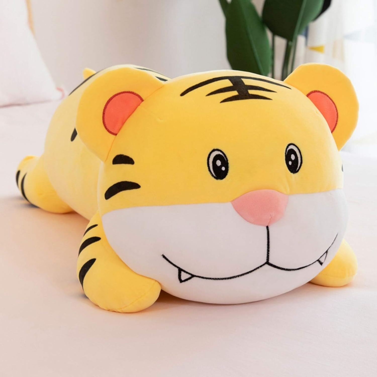 抱き枕 ぬいぐるみ 抱きまくら 50cm 虎 タイガー とら アニマル 動物 おしゃれ雑貨 寝室 カラー1 クッション インテリア かわいい 誕生日プレゼント 小学生 女の子 男の子 女性 北欧 テイ｜Libre777
