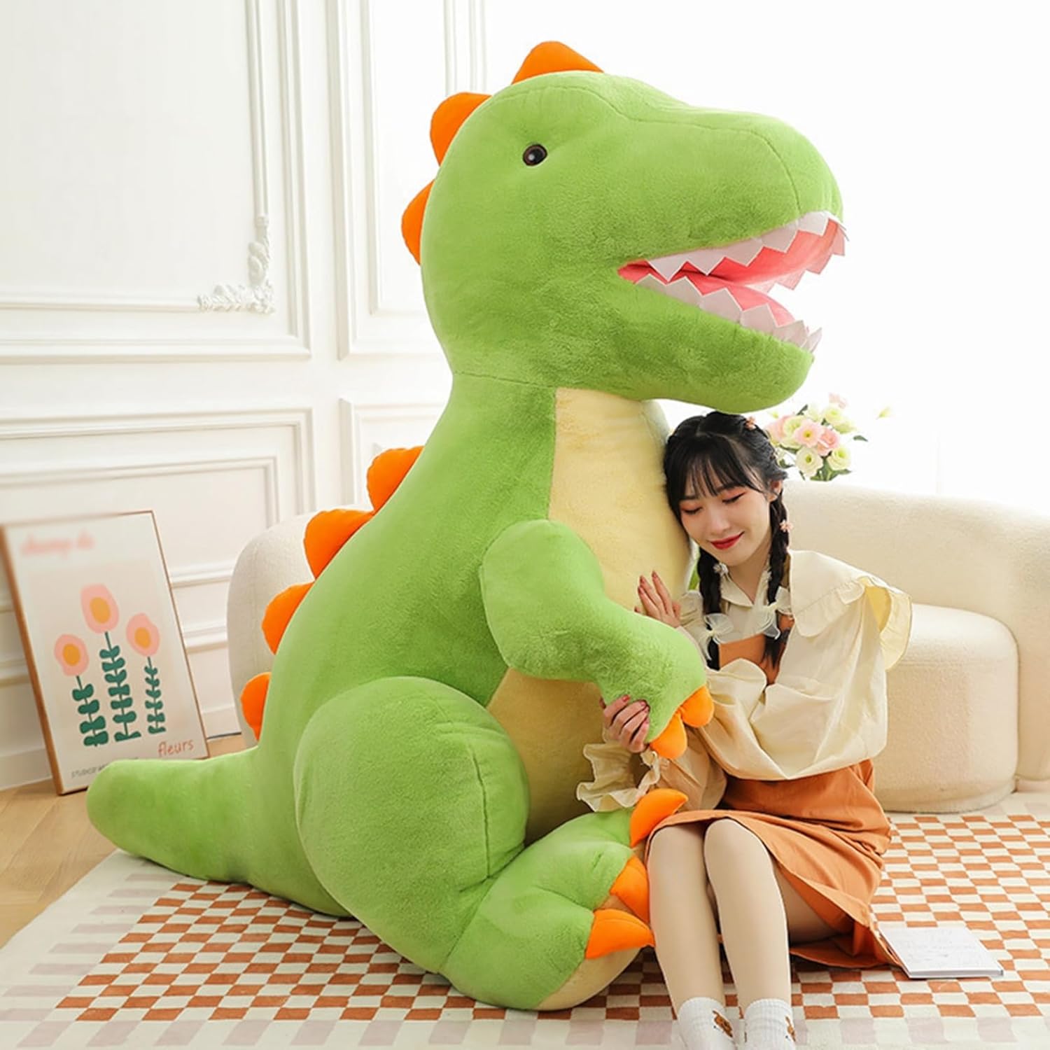 恐竜 ぬいぐるみ 好いたらしい 即物的 抱き枕 睡眠時間枕 毛の荒物 座布団 遊び道具 萌え萌え 縫いぐるみ 車用 店飾りつけ お部屋飾りつけ クリスマス 差し上げ物 生まれ落ちる日 FALSE