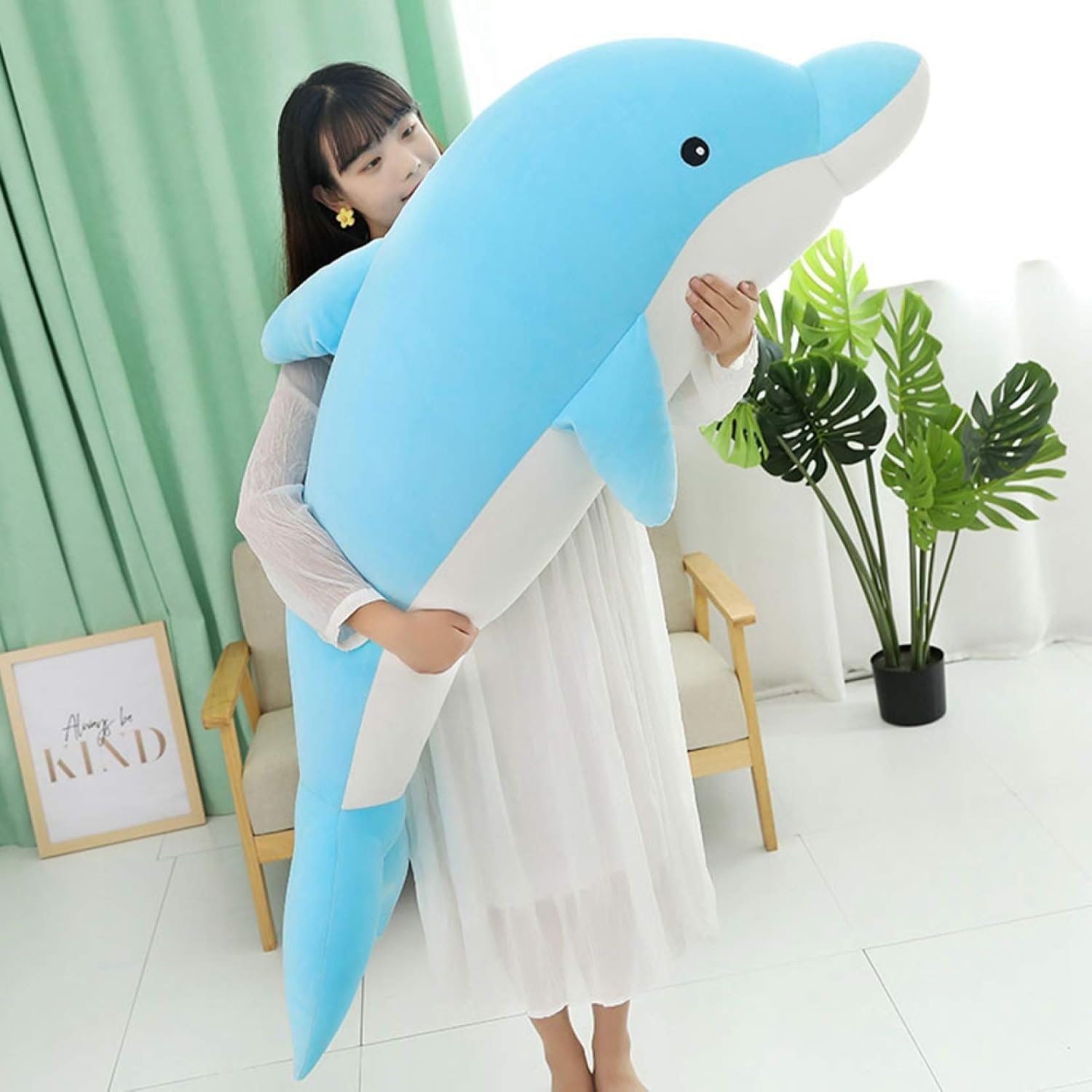 海豚のぬいぐるみ 大きいイルカ わに お誕生日プレゼント 70cm 大きい ぬいぐるみ 海 手触りふわふわ 動物ぬいぐるみ 抱き枕 彼女 贈り物 店飾り おもちゃ 可愛おもちゃ カラー1 海洋生物 水|Libre777