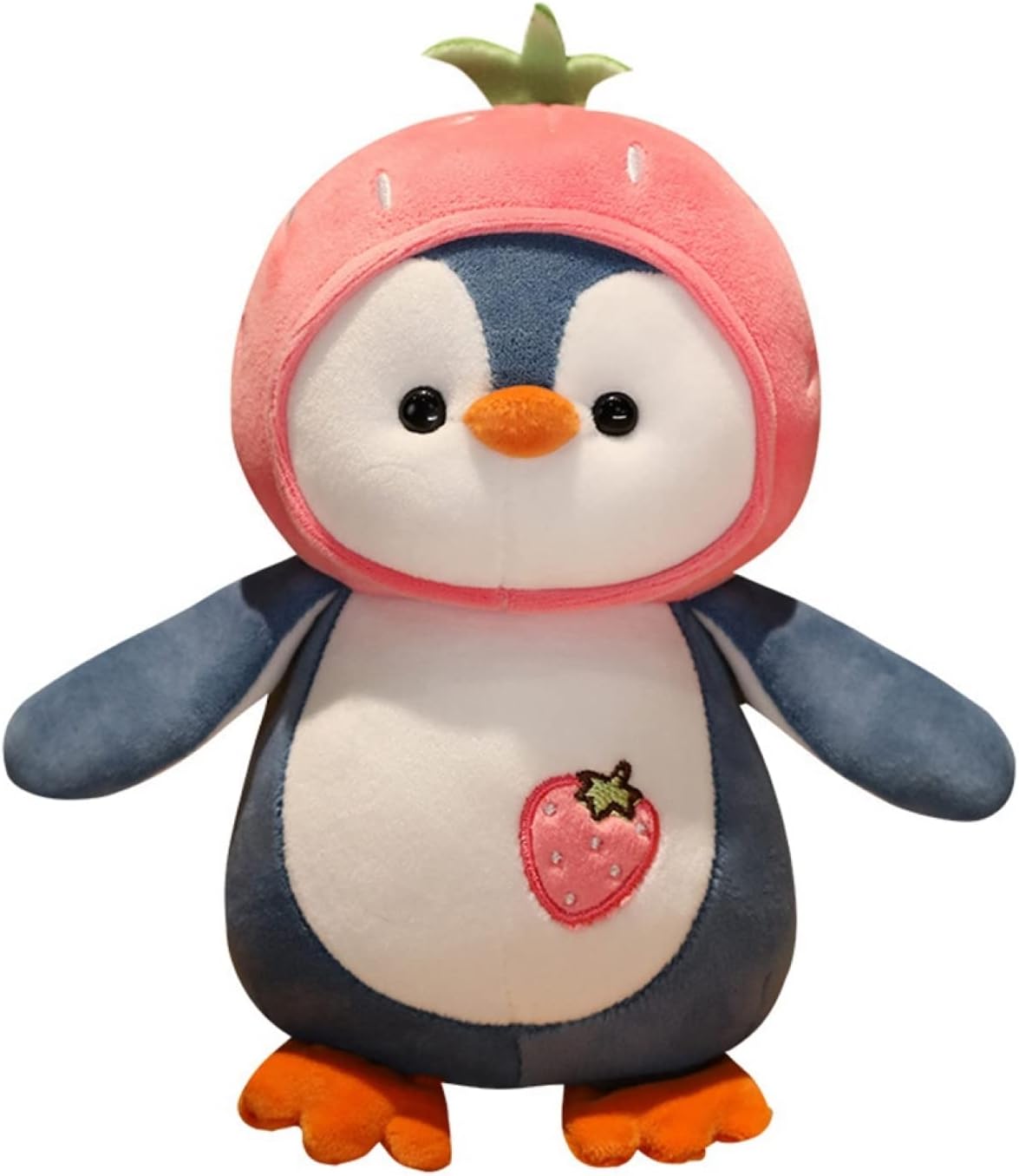いちごペンギン ぬいぐるみ ピンク 85cm 大きい かわいい ふわふわ ソフト 萌え萌え 縫い包み 抱き枕 添い寝枕 昼寝枕 赤ちゃん 子供 おもちゃ お誕生日 プレゼント インテリア飾りぬいぐるみ
