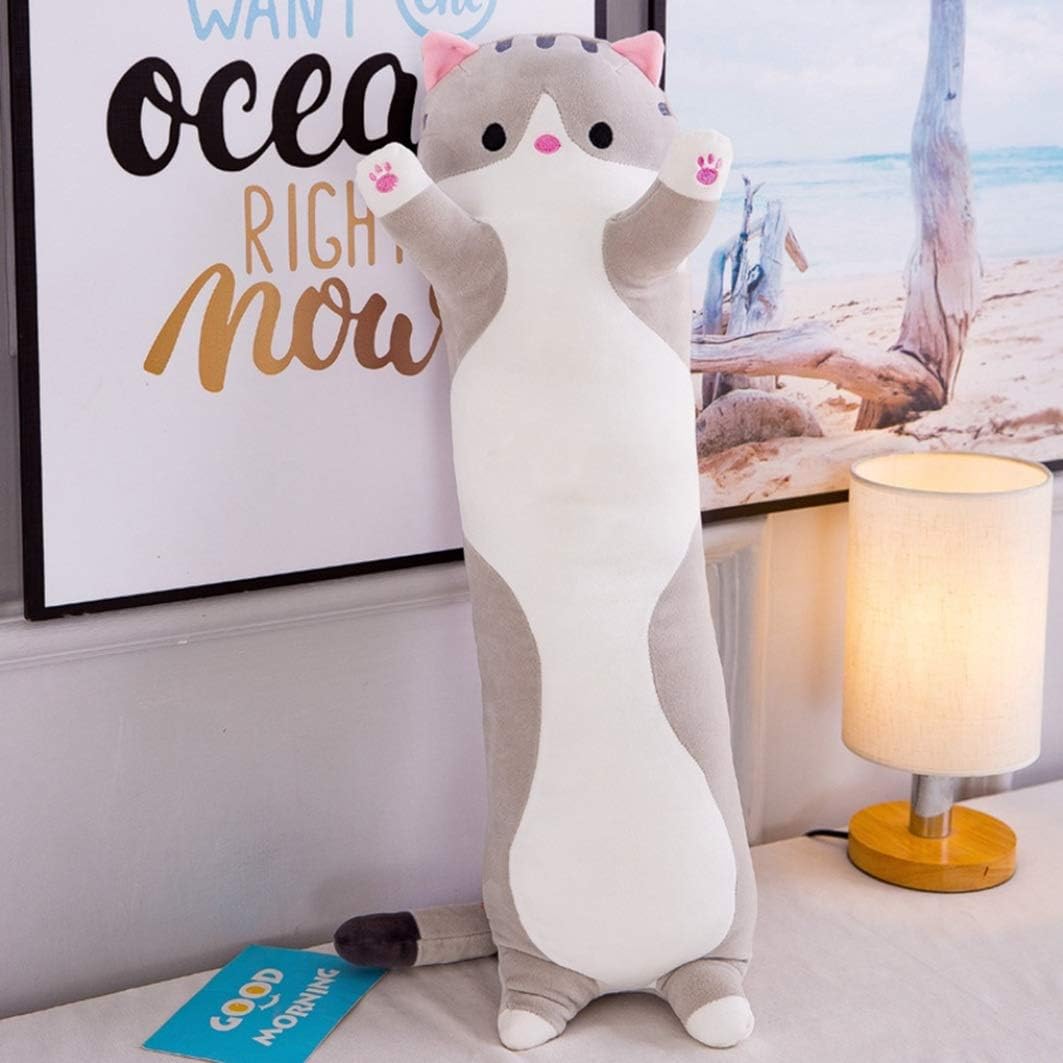 添い寝まくら 抱き枕 猫 ネコ クッション 90cm プレゼント ぬいぐるみ かわいい 枕 まくら 灰色 可愛い 抱きまくら 癒しグッズ リラックス グッズ だきまくら ねこ ぬいぐるみ 人形クッショ 9,619円