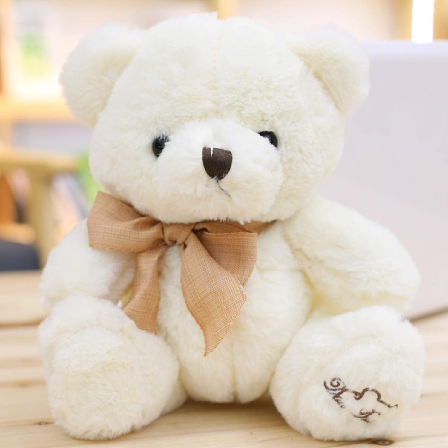 テディベア ぬいぐるみ 縫いぐるみ クマ人形 萌え萌え 癒し系 ふわふわ ｐｐ 快適 かわいい 小さい 蝶結び付きクマ おもちゃ 耐久性 やわらかい 軽量 子供 抱きまくら 女の子 女性 誕生日 お祝｜Libre777