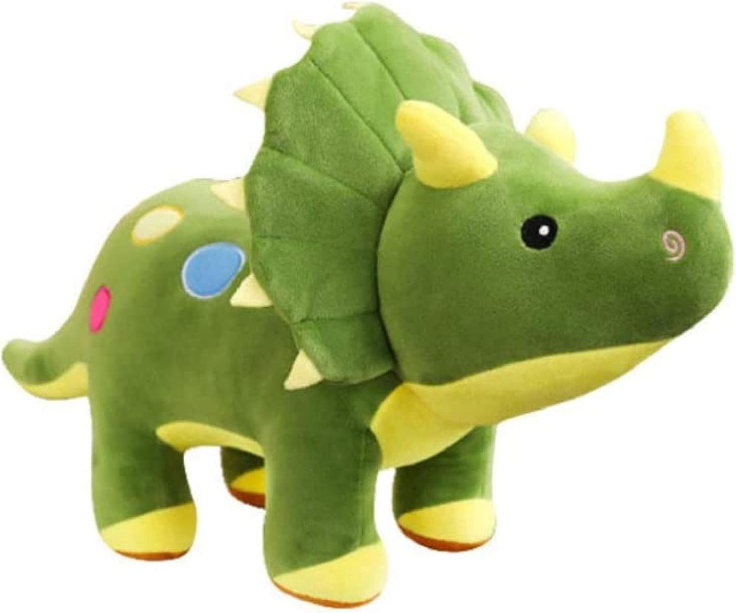 楽天市場】ぬいぐるみ 恐竜 おもちゃ トリケラトプス 人形 枕 緑60cm