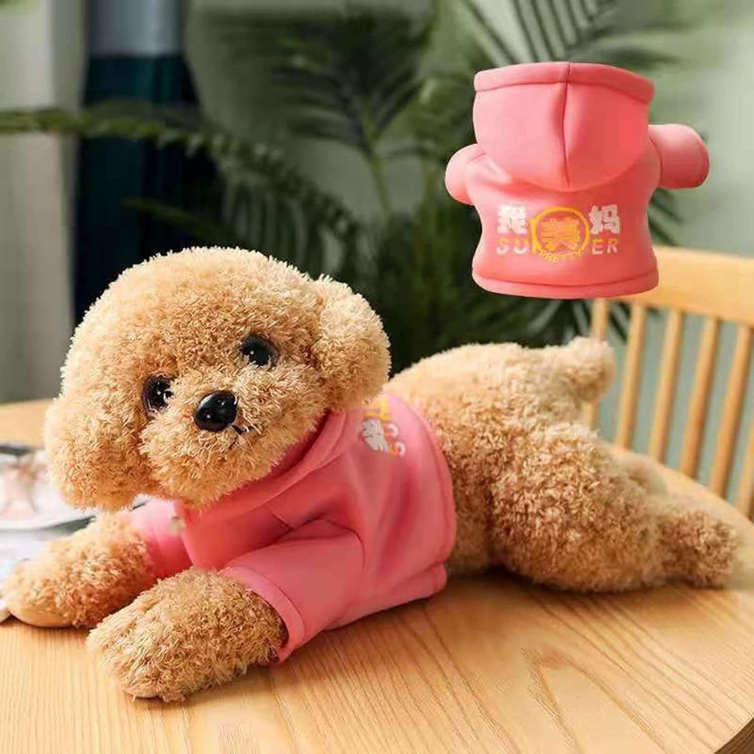 犬 ぬいぐるみ プードル可愛い トイプードル ぬいぐるみ プレミアムパピー プレゼント かわいい 犬雑貨 ギフト 元気な仔犬 トイプードル ショコラちゃん 犬 プードル ぬいぐるみ 誕生日 プレゼント