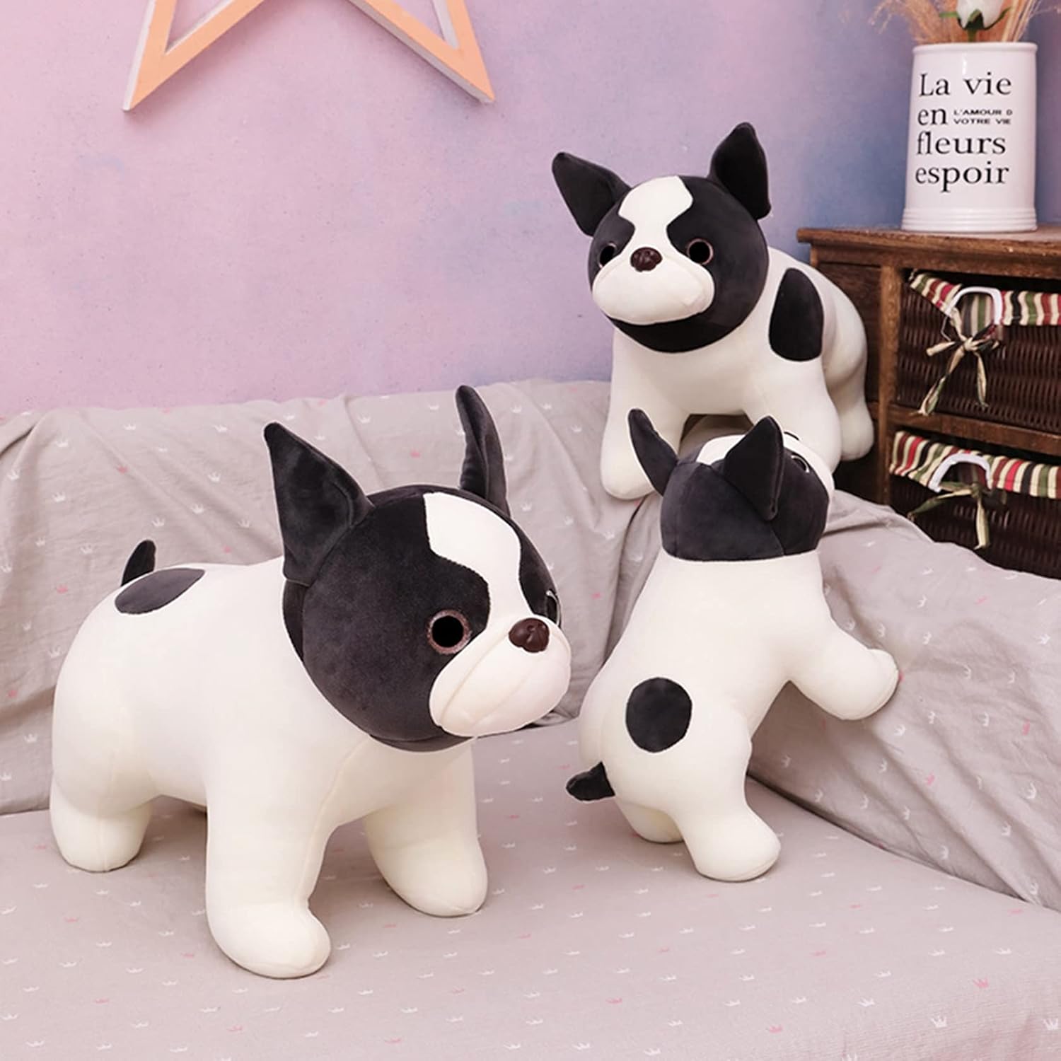 フレンチブルドッグぬいぐるみ 可愛い犬 マシュマロアニマル イヌ お洒落 もちもち 癒し系 寝添え ペット 萌え プレミアム 気持ちいい 触り心地よい 出産祝い ベビー 置物 店飾り 赤ちゃん おもち