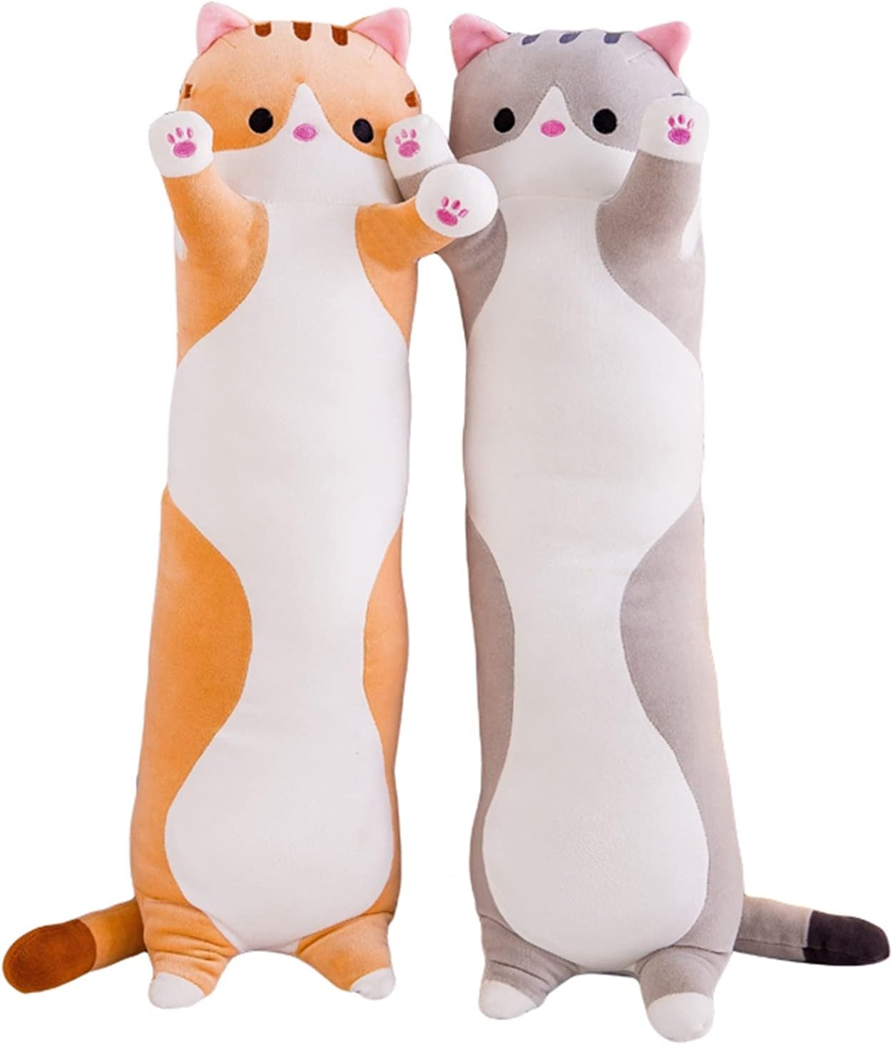 抱きまくら ねこ仕立てもの風呂敷き包み 好いたらしい 特大 もこもこ 添い寝 抱き枕 猫遊び道具 パステル色の 多役立つこと 横向き寝 洗える 癒し系 ニャンコ 事務机/睡眠時間まくら 差し上げ物 愛くるしげ ふわふわ 猫 赤銅色5