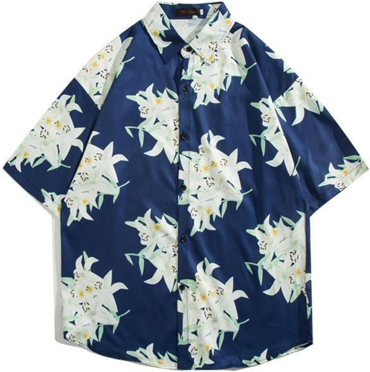 アロハシャツ メンズ 派手シャツ 花柄シャツ 半袖 ハワイ風 薄手 涼しい 柔らかい おしゃれ カジュアル ゆったり プリント カッコいい 花火大会 夏祭り 軽量 通気性 形態安定 夏用 学生｜Libre777