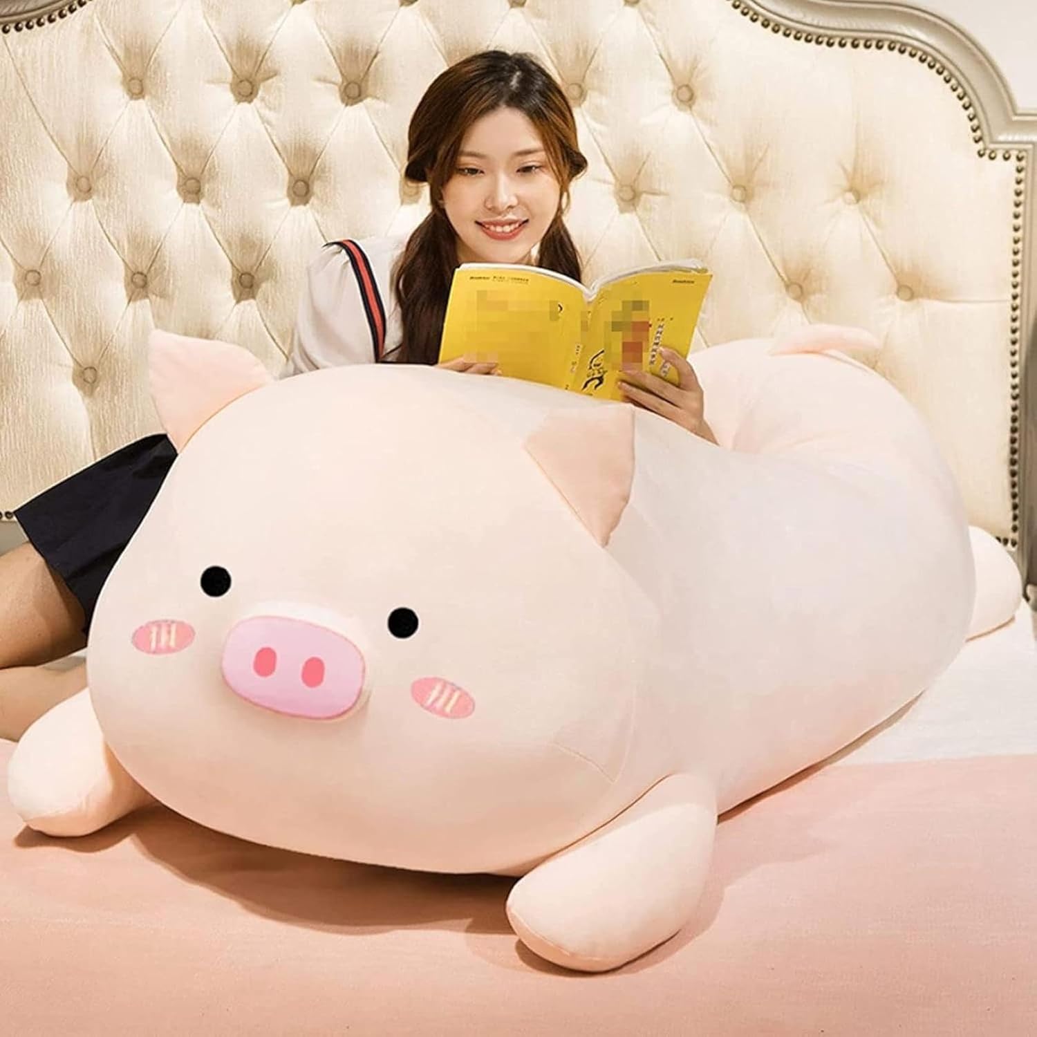 抱き枕 ぬいぐるみ 豚 ぶた 抱きまくら ふわもち 抱き枕 長々しい座布団 100 馬鹿でかい抱き枕 一般受け抱き枕 好いたらしい 添い寝枕 毛の荒物 ロング座布団 横抱き枕 パステル色の 店飾りつけ 縫いぐるみ 横抱き枕