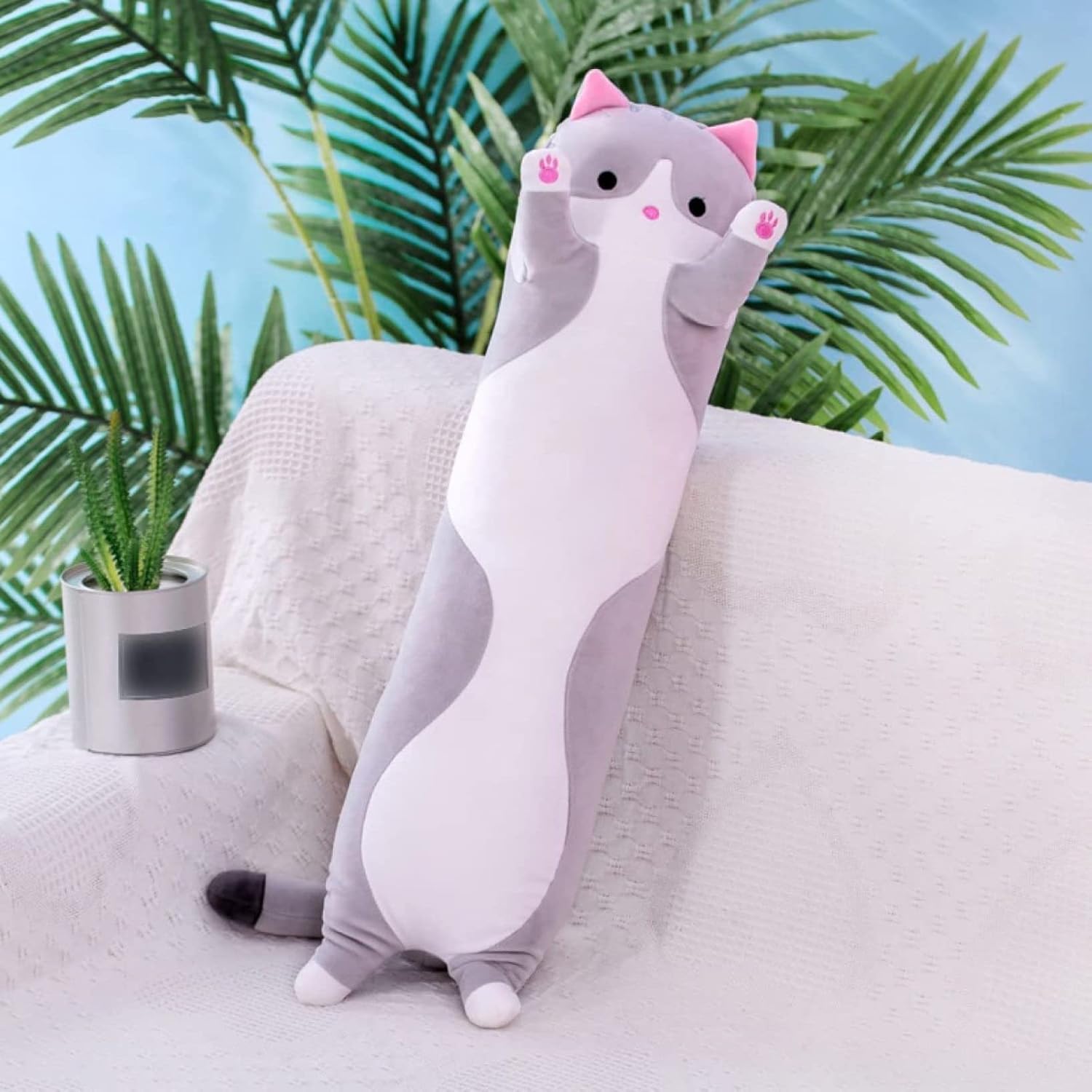 猫 抱き枕 ぬいぐるみ だきまくら ぬいぐるみ 130 抱きまくら ネコ 細長いクッション 大きい抱き枕 抱きまくら プレゼント かわいい 抱き枕 動物 結婚内祝い 誕生日 可愛い 寝具 抱きぐるみ｜Libre777
