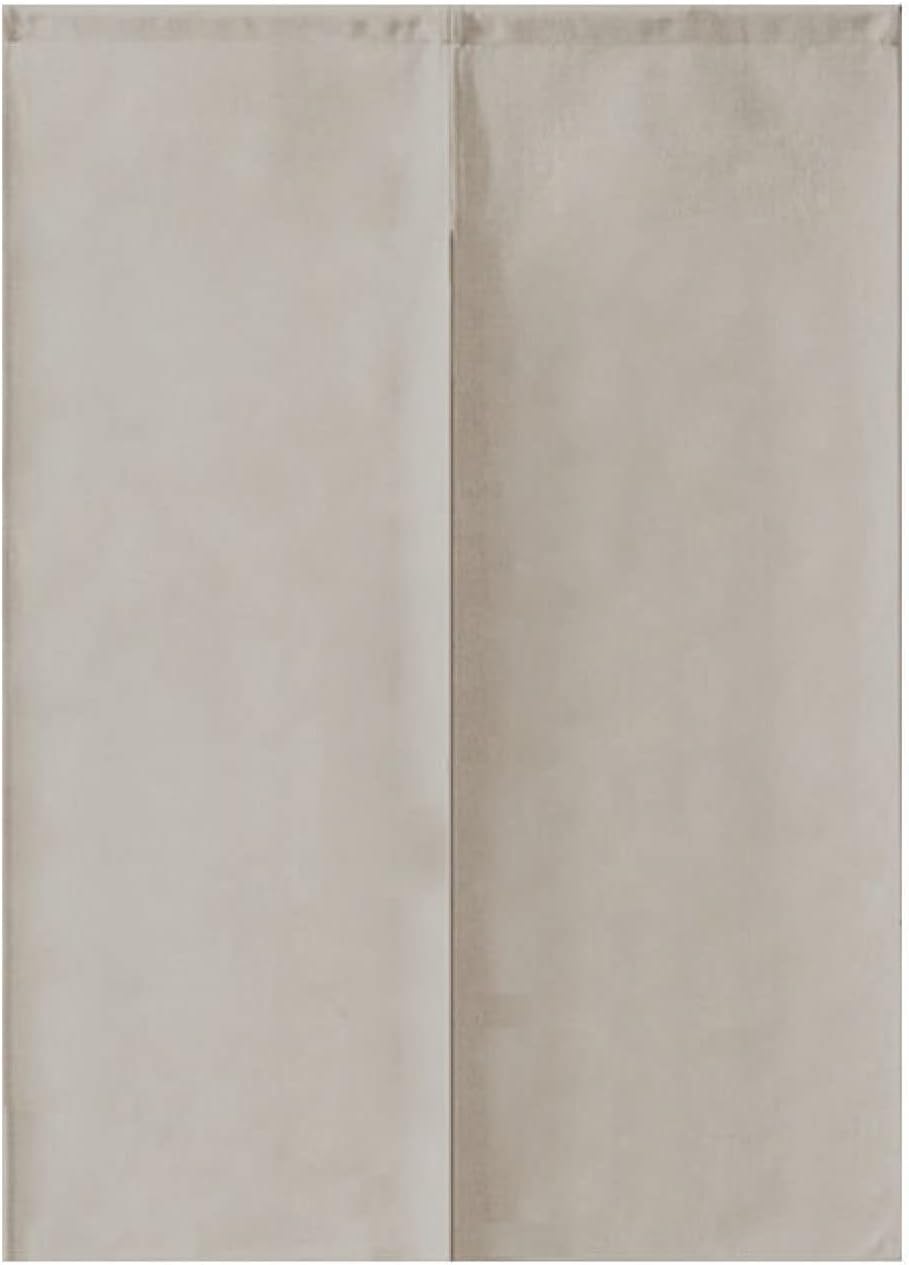 のれん 暖簾 72x120cm 幅85cm 丈90cm ツートーン 目隠し ロング キッチン リビング インテリア 遮熱 オフホワイト 間仕切り 飲食店 カーテン おしゃれ ネイビー スレートブルー｜Libre777 8,128円