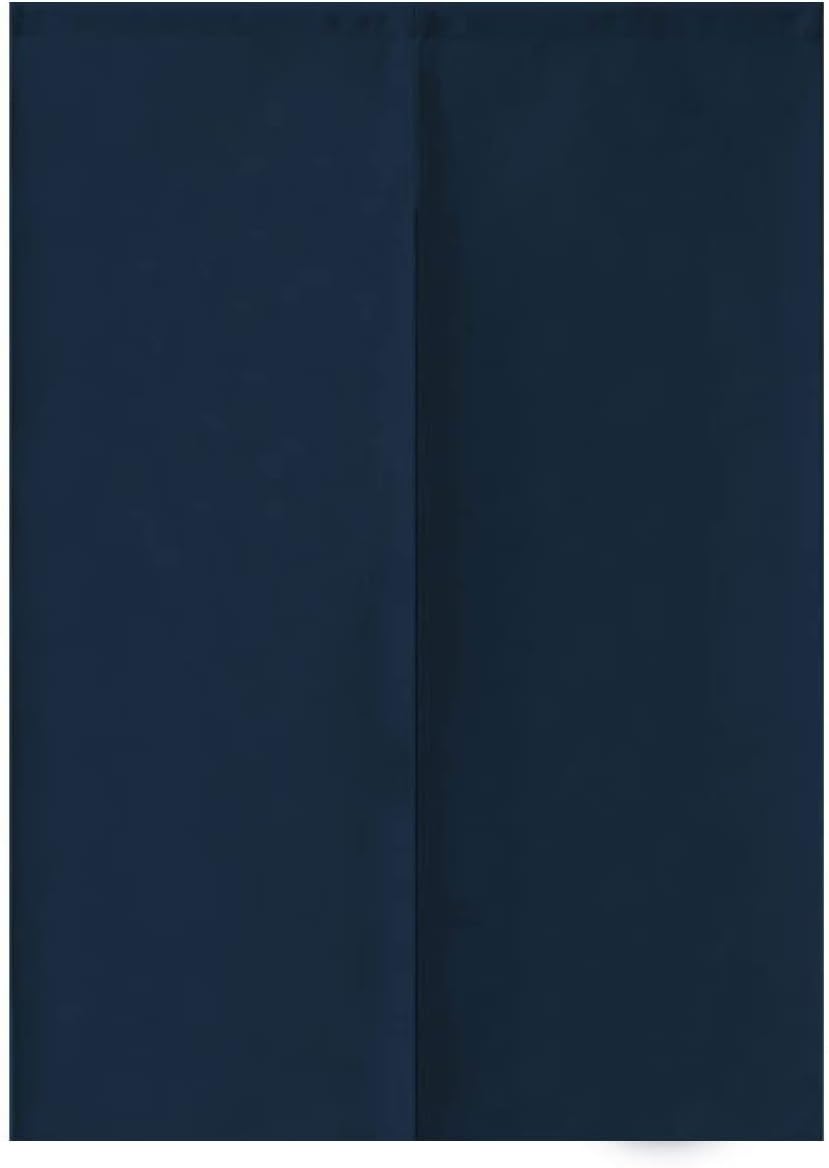 のれん 無地 厚手 半間幅 寝室 ドアカーテン 70x120cm 柔らかい 綺麗 簡単取り付け 爽やか オシャレ 両面 見えにくい おもしろい ネイビー 賃貸部屋 夏 引っ越し 洋室兼用 洗濯 和風暖|Libre777