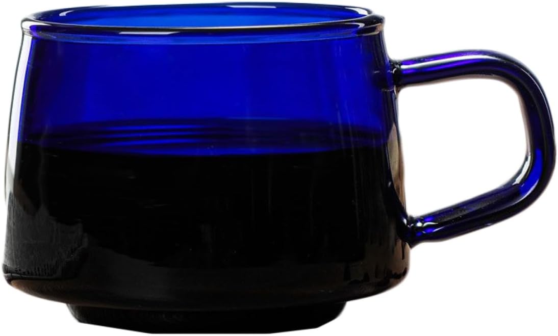 カップ 350ml アンバー おしゃれ コーヒー カップ マグカップ マグ ガラス オシャレ シンプル コップ 来客 セピア coffee ギフト プレゼント ブルー 男性 女性 シンプル コーヒー｜Libre777