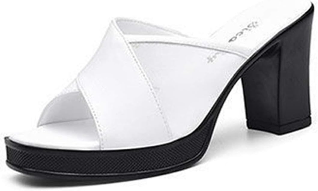 ミュール サンダル レディース メッシュ 美脚 ヒール 8cm 大きいサイズ 小さいサイズ シンプル 歩きやすい 太ヒール ハイヒール 美脚 可愛い 靴 疲れない オフィスサンダル つっかけ ボサ サ