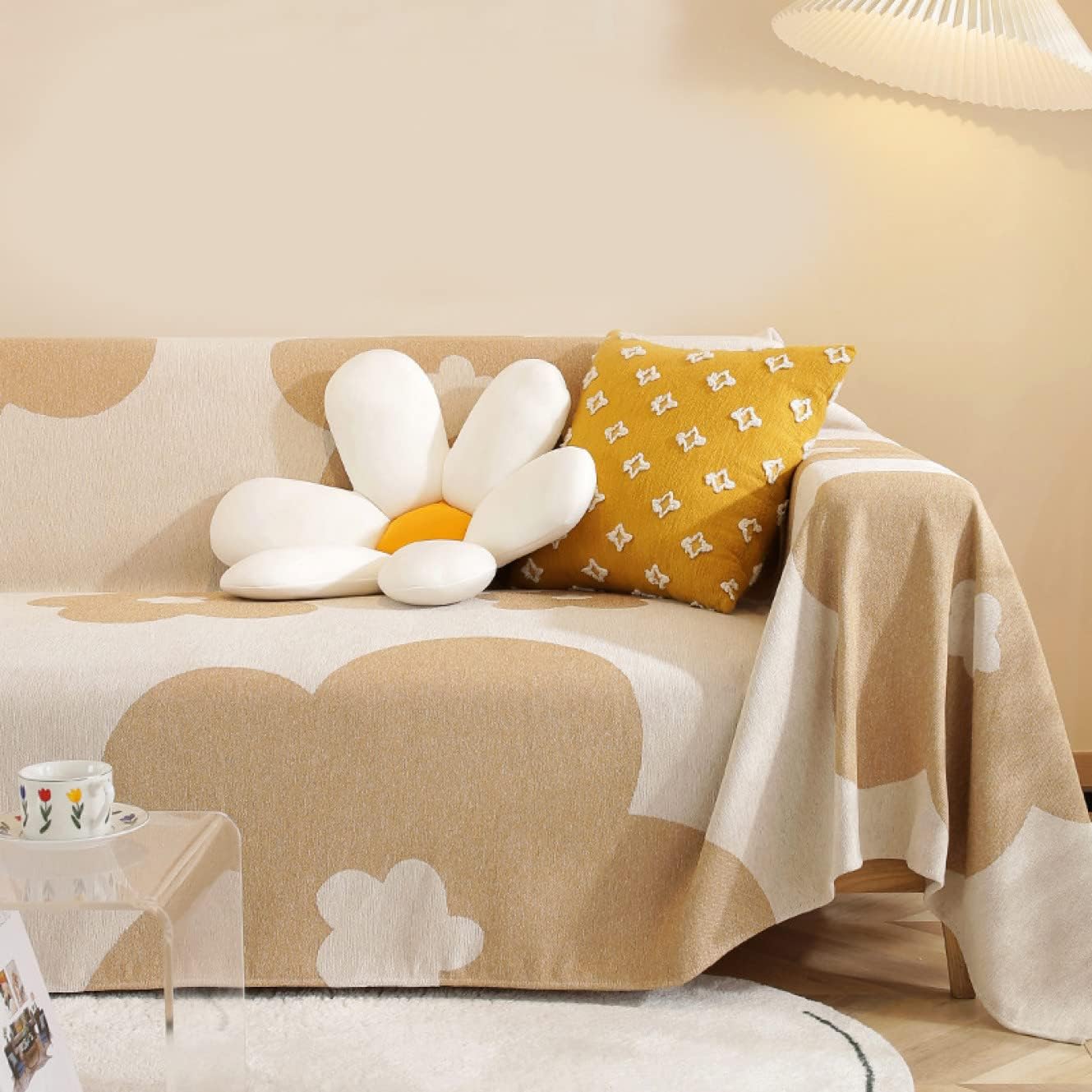 マルチカバー ソファカバー 90&times;150cm Lサイズ ライトデニム 綿100％ ベッドカバー オシャレ 180cmC 寝具 コットン ヴィンテージ調 デニム ベッドスプレッド 布団カバー ソファーカ｜Libre777