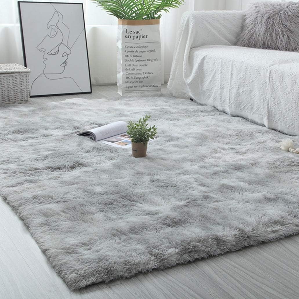 低反発 ラグマット マット 200*200cm カーペット ラグ じゅうたん ジュータン 厚 無地 オールシーズン 防音 滑り止め 長方形 遮音 ライトグレー 床暖房対応 センターラグ 春夏秋冬 おし