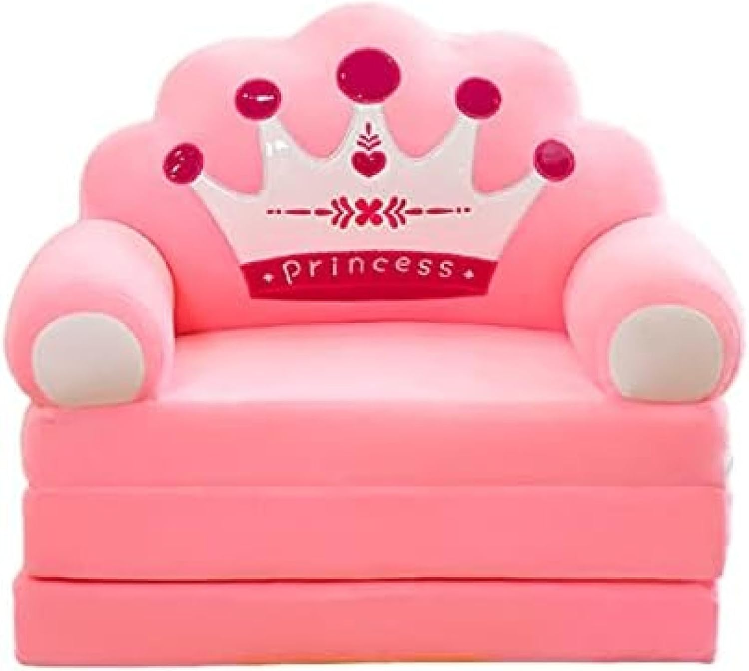 子供用 ソファー 折りたたみ式 ベビーソファー キッズソファーベッド かわいい 動物 軽量 ふわふわ 座布団 座椅子 背もたれ 手すり付 洗える 気持ちいい 赤ちゃん 幼児 プレゼント 出産祝い ピン