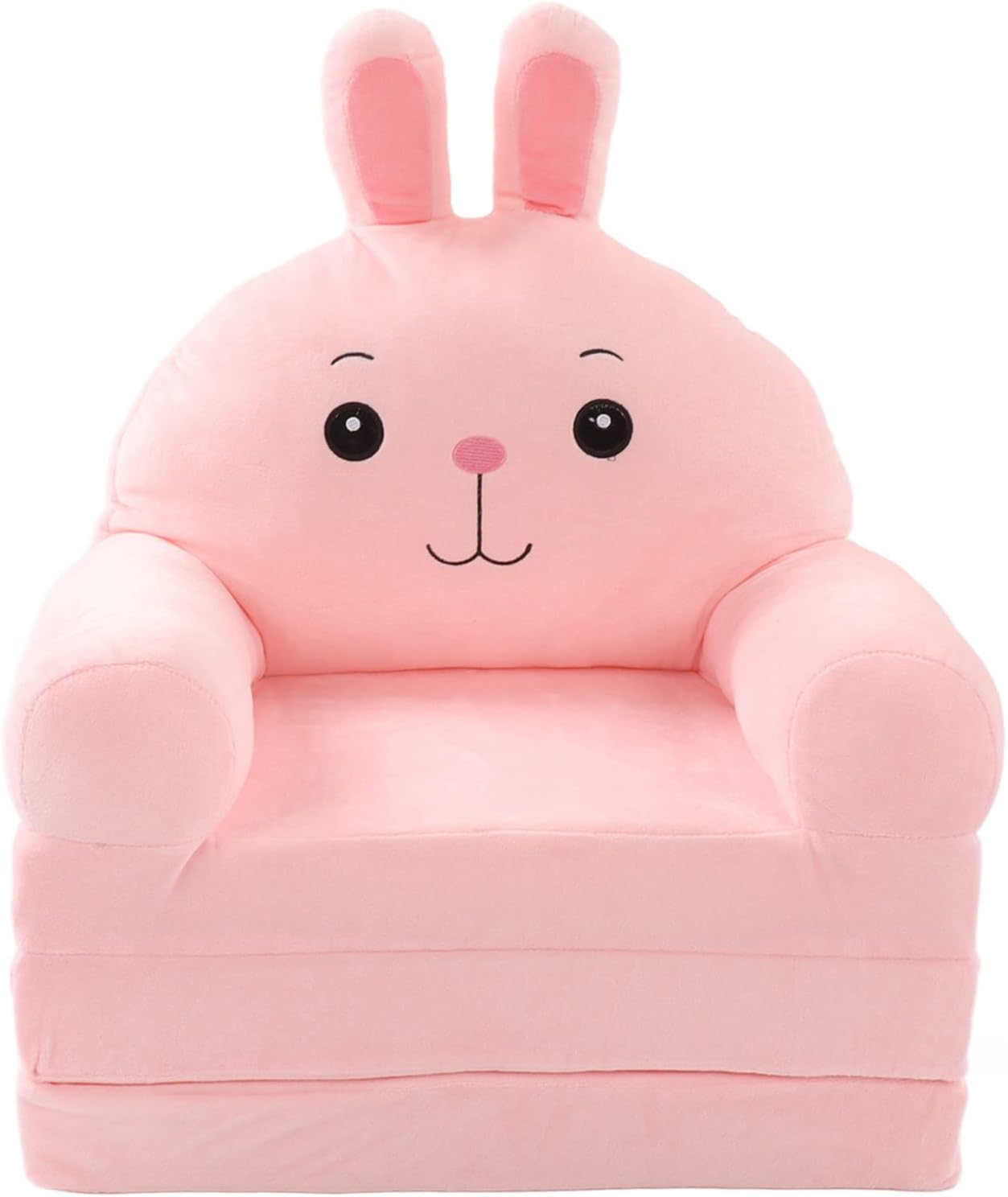 折りたたみ座椅子 ミニソファー ソフト 折りたたみソファー 昼寝ソファー 全長110cm 高さ50cm リラックス 昼寝 子供向け 読書(ピンク)|Libre777