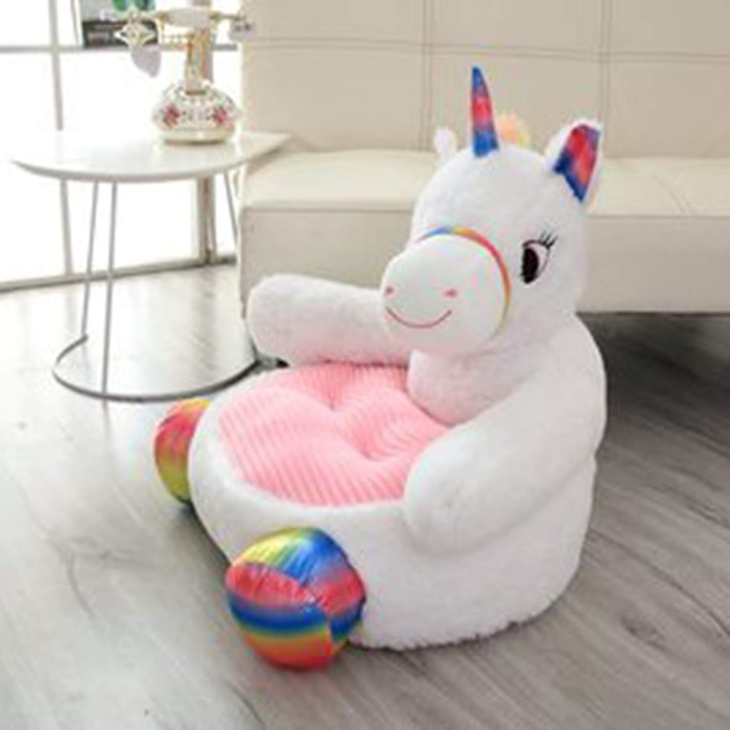 ユニコーン 座れるぬいぐるみ ベビーソファー お座り練習チェア パンダ 萌え萌え ふわふわ 背もたれ ソフト お食事 ベビーグッズ 贈り物 ギフト 装飾り プレゼント キッズ 赤ちゃん椅子 座布団 子