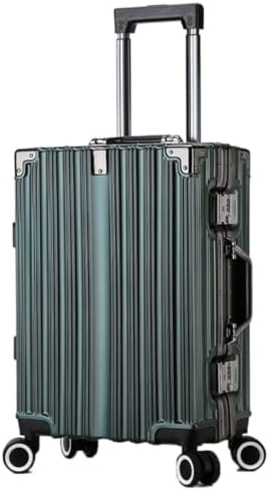 スーツケース キャリーケース 65L キャリーバッグ TSAロック搭載 アルミフレーム 超軽量 大型 耐衝撃 静音 ダブルキャスター 360度回転 旅行 ビジネス グリーン Lサイズ(6-8泊) 出張|Libre777