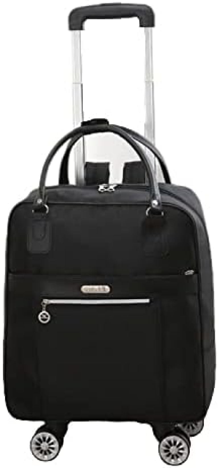 リュックキャリー 3way キャスターバッグ 35L キャリーバッグ 小型 2~3泊対応 4輪 撥水加工 トロリーバッグ メンズ レディース 旅行 合宿 スーツケース ブラック 旅行バッグ 出張｜Libre777 8,619円