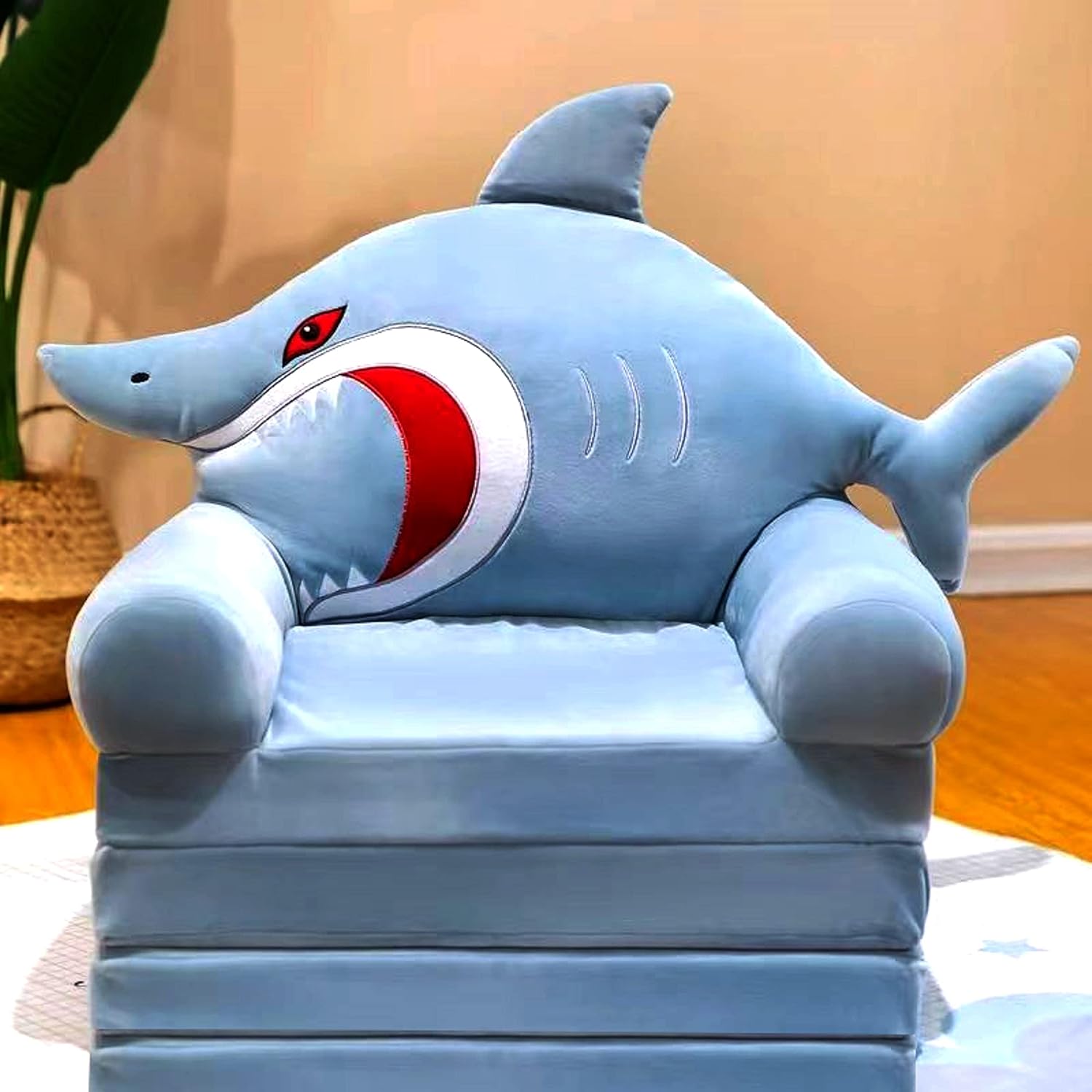 キッズベビー子供赤ちゃんペット用 ソファー ソファーベッド チェア アームチェア 座布団 座椅子 カウチ 折り畳みマット お座り練習椅子 背もたれ付きクッション カウチ折畳マット 多機能 組立不要 1