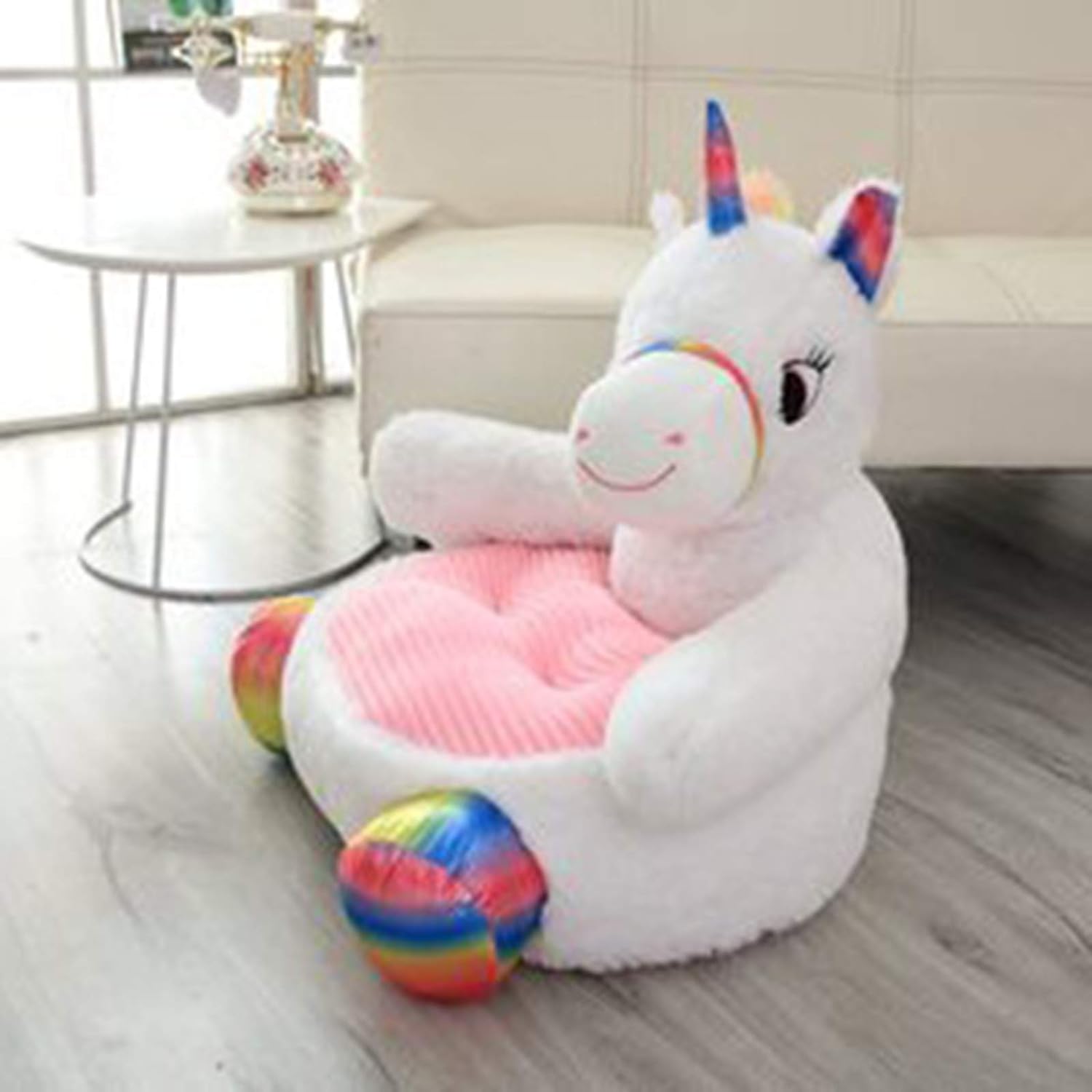 ユニコーン 座れるぬいぐるみ ベビーソファー お座り練習チェア パンダ 萌え萌え ふわふわ 背もたれ ソフト お食事 ベビーグッズ 贈り物 ギフト 装飾り プレゼント キッズ 赤ちゃん椅子 座布団 子|Libre777