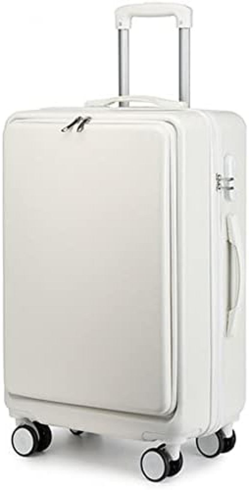 スーツケース キャリーバッグ キャリーケース フロントオープン型 コロコロバック 国内旅行 suitcase 機内持込1~3泊 超軽量 大型 軽量 静音 ダブルキャスター 360度回転 (L 耐衝撃|Libre777