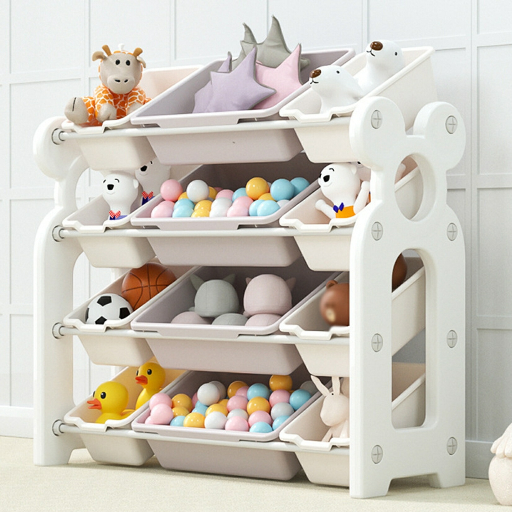 おもちゃ収納 おもちゃ箱 分類収納キッズラック おもちゃボックス おもちゃラック 収納ボックス 組立簡単 かわいい 大容量 おもちゃ収納ケース 子供用絵本棚 絵本ラック 子供部屋 入園 祝い 入学プレ｜Libre777