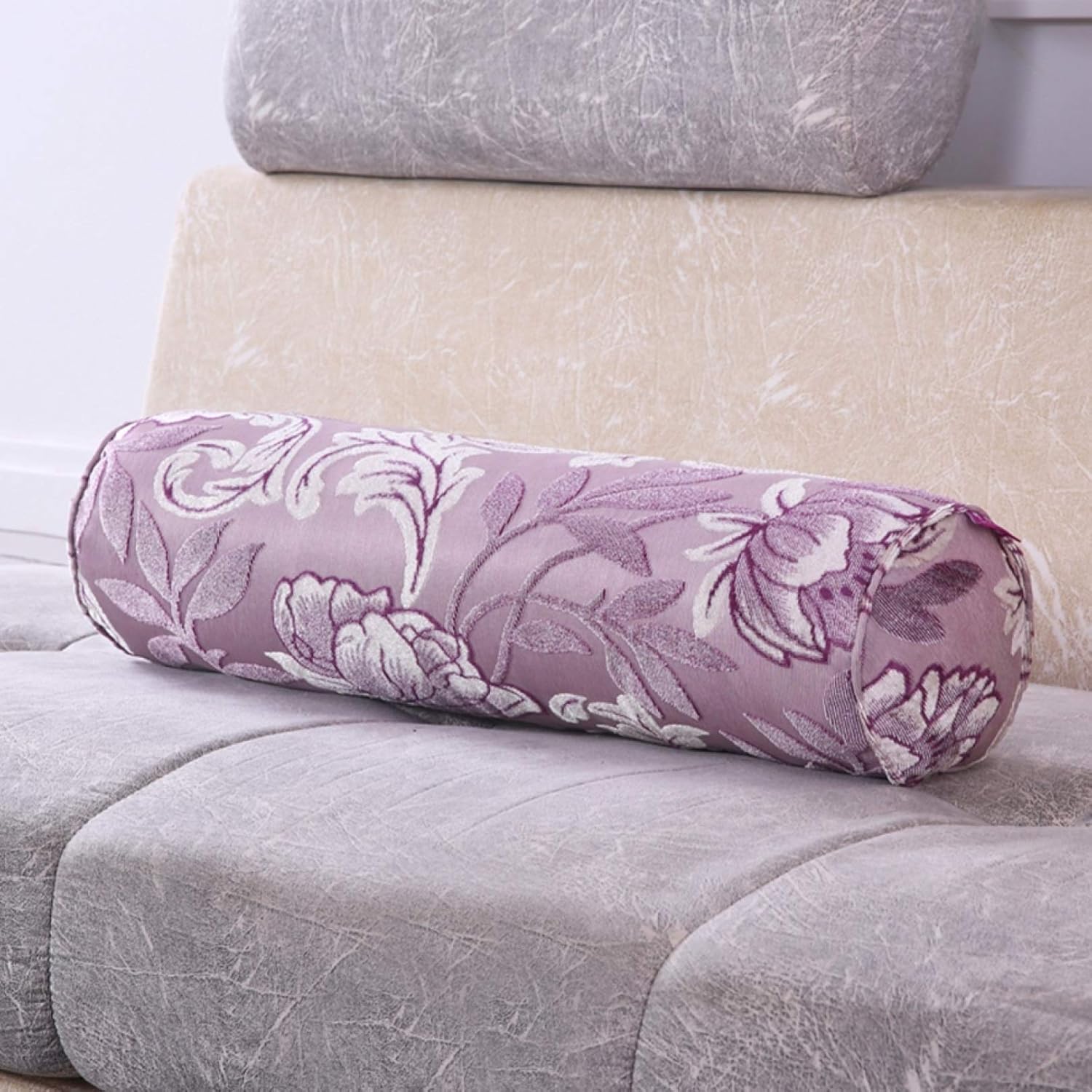 ロング 枕 ロング クッション テレビ枕 60*15cm 腰掛クッション 背もたれ 筒型枕付き 側面ポケット付き 枕 まくら クッション 三角枕 ロング 11 ロングクッション ヘッドボード ピロー|Libre777
