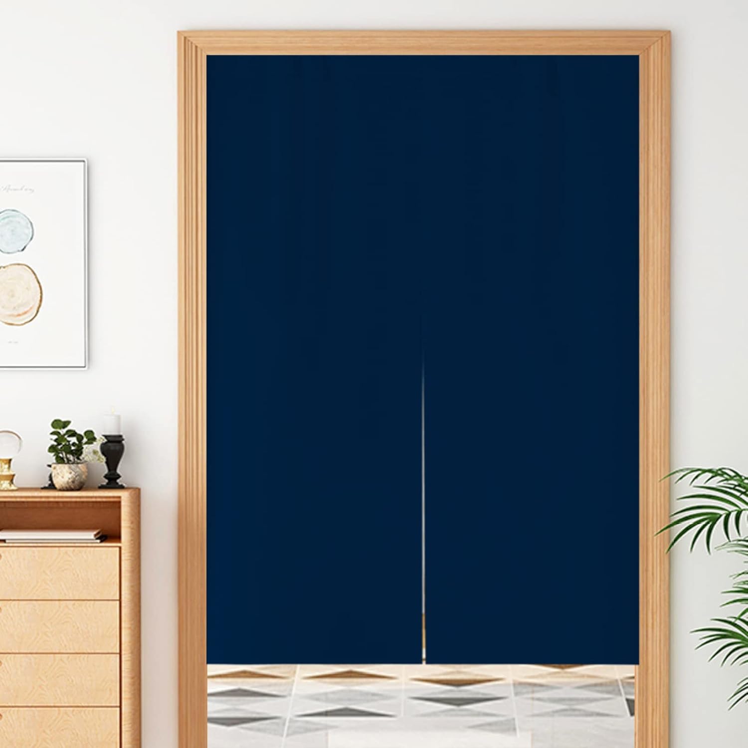 のれん おしゃれ 目隠し北欧 インテリア 65*70 雑貨 ロング玄関 間仕切りカーテン 幅85cm 丈150ｃｍ 暖簾 カラー ??植物景色 キッチン 居酒屋 飲食店 気分転換 北欧テイストの部屋づ｜Libre777