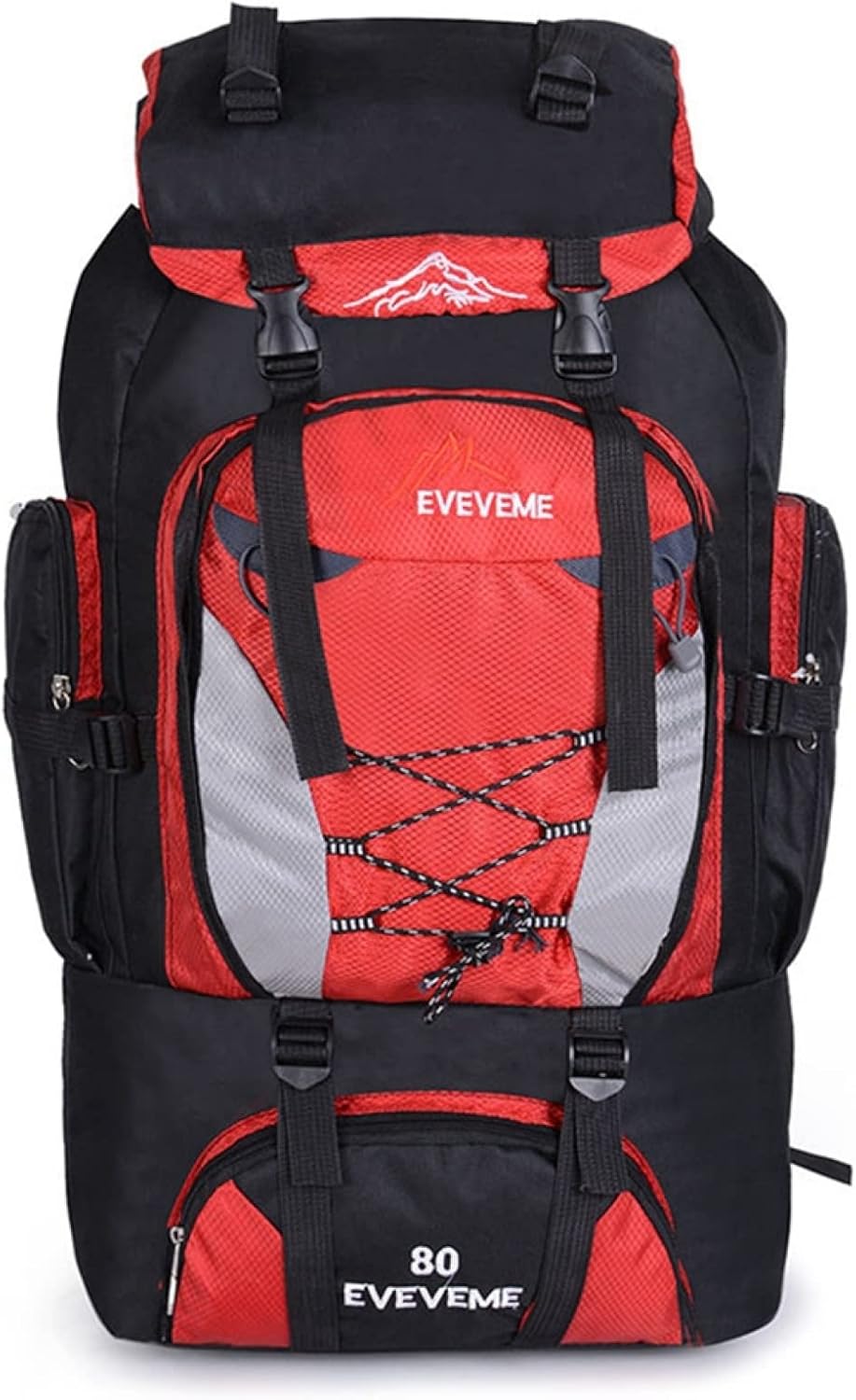山登り御徒面子 80L 山登り背嚢 大電気容量 背嚢 雨合羽 うしろ側容器に並べる 背嚢 超軽さ 通気 男女兼用 納める性 多役立つこと 防災 旅する アウトドア 難民キャンプ 山歩き スポーツバッグ-バックパック・リュック