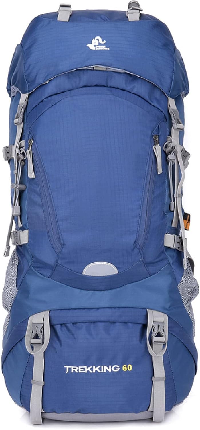 登山バッグ 60L 登山リュック 大容量 ザック 撥水・防汚 リュックサック バックパック 通気性 超軽量 収納性 多機能 男女兼用 旅行 遠足 防災 キャンプ ハイキング アウトドア