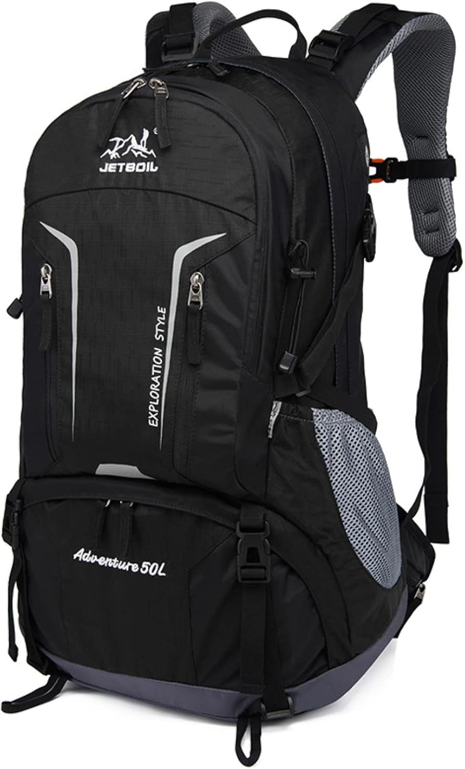 登山バッグ 50L 登山リュック 大容量 リュックサック 撥水・防汚 ザック バックパック 収納性 超軽量 通気性 男女兼用 多機能 キャンプ 防災 遠足 旅行 ハイキング アウトドア
