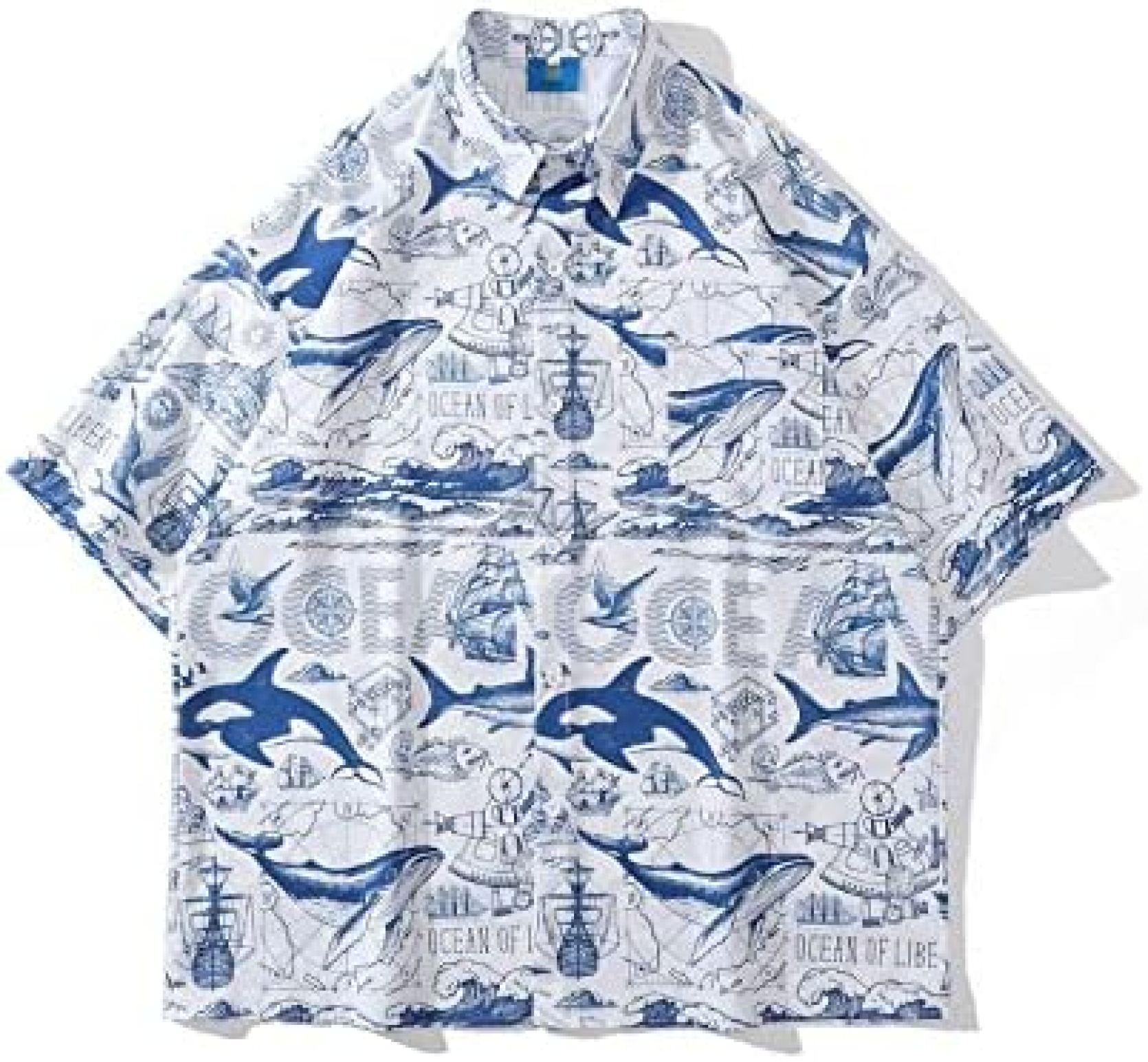 夏服 アロハシャツ 勇魚 鯨刷り上げる 半袖 心地よいプルオーバー メンズ 厚地の外套 開襟 日焼打ち切り 砂浜プルオーバー 薄っぺら たわい無い ハワイアン ありの実ルック 火工品市民大会 お儀式用 海 通気 速乾 パステル色の 吸汗 男女