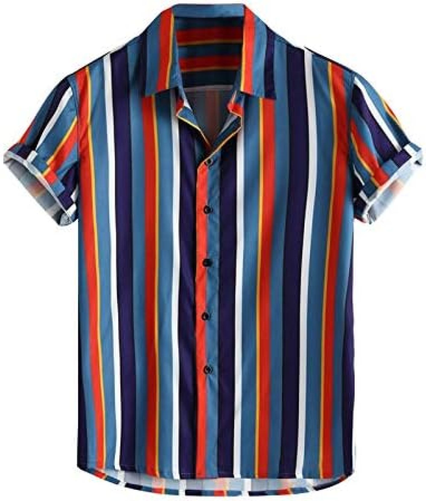 半袖プルオーバー メンズ キューバ共和国プルオーバー アロハシャツ 夏服 心地よいプルオーバー 縞模様プルオーバー 柄プルオーバー 通気性 吸汗速乾 気が大きい大きさ M-3XL