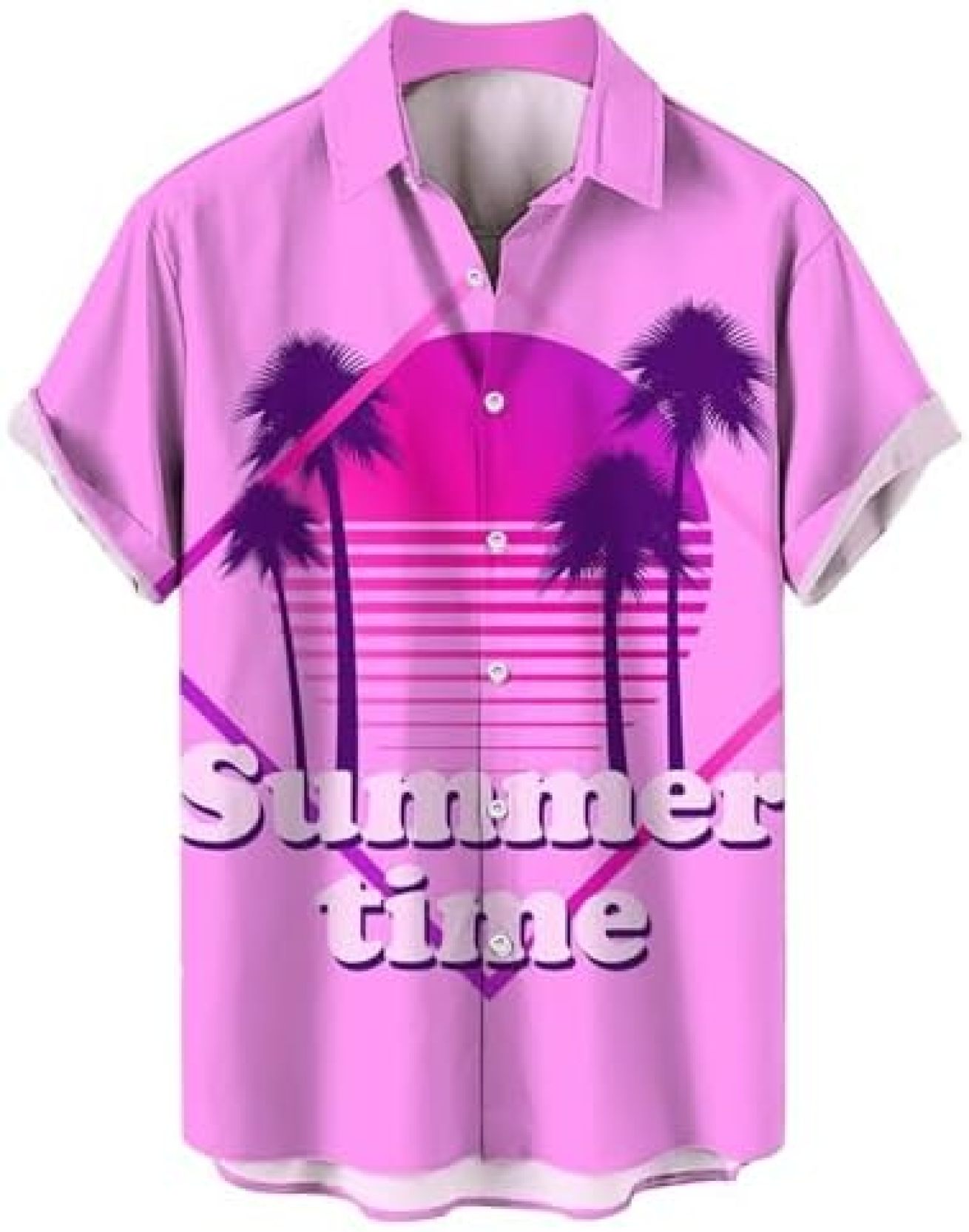 アロハシャツ メンズ 半袖 ヤシの木 襟付き ボタンダウン 大きいサイズ ゆったり 通気 夏服 リゾート オシャレ 柄シャツ 旅行 総柄 夏 レギュラーフィット 夏服 M-4XL