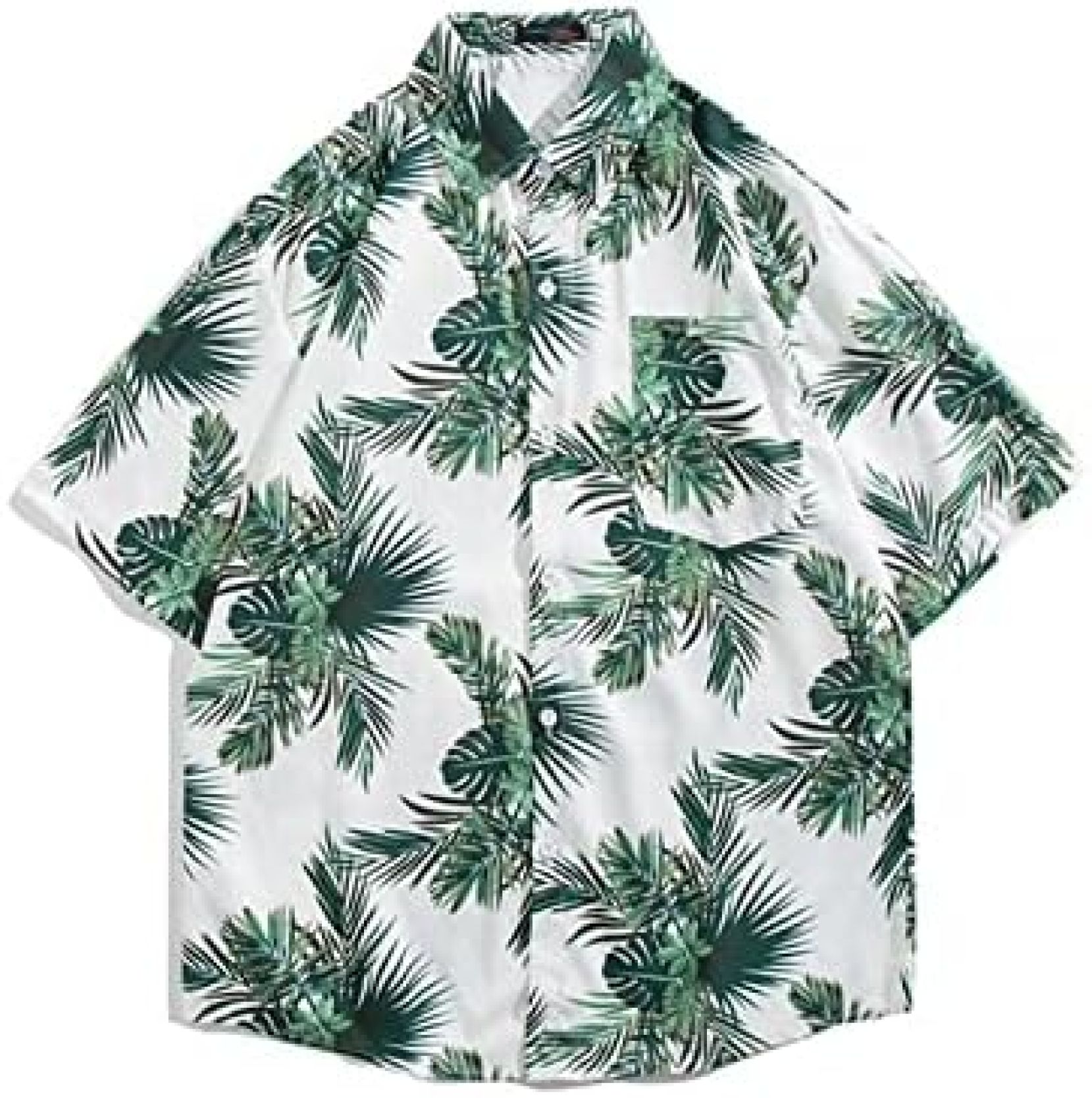 砂浜プルオーバー メンズ 夏 ハワイアン アロハシャツ 半袖 折り襟 花柄プルオーバー 薄っぺら 軽さ トップス 心地よい 総柄 ヤシ科の木 UVとり捨てる 刷り上げる アロハ州 海 着飾る ゆったり 汗染め押しとどめる