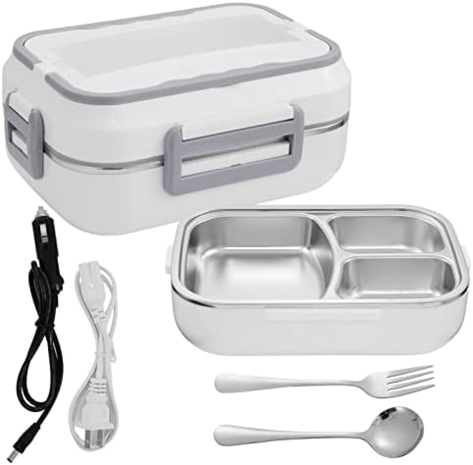 明かり弁当箱 電熱弁当箱 明かり夕御飯ボックス席 車載用 保温弁当箱 車載 明かり暖める式 持っていく型 定温 70℃ 静音・一本調子 水止むを得ずなし 目こぼし押しとどめる 保温夕御飯ジャー お子さん用 事務所 住まい /110V 12V車 弁当箱・水筒-弁当箱・弁当袋