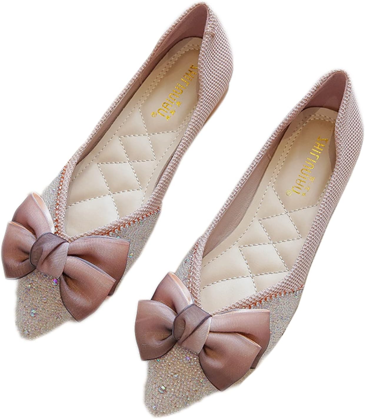 パンプス 痛くない ローヒール ポインテッド ペタンコ ぺたんこ フラットシューズ レディース フラット バレエパンプス 大きいサイズ リボン キラキラ 柔らかい フラットパンプス パーティー 結婚式