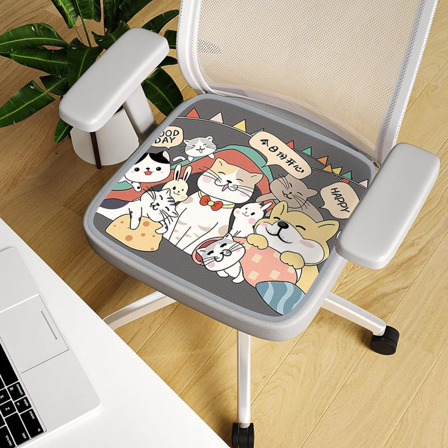 座布団 椅子用 低反発 45*45cm*1 ダイニングチェア用クッション 紐付き 四角 シートクッション おしゃれな座布団 体圧分散 洗える 座り心地いい 様式３ チェアクッション 座布団 座面クッシ