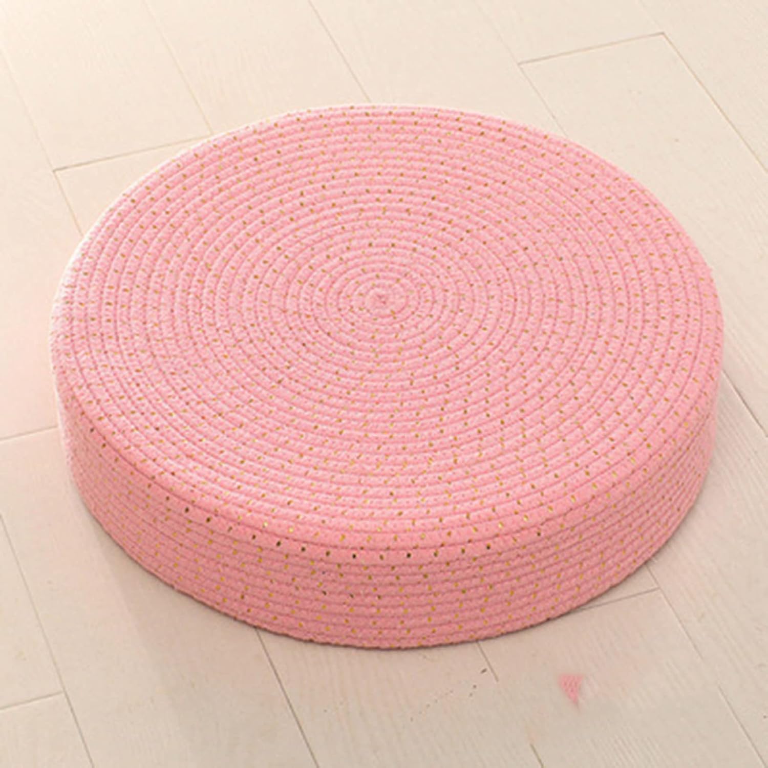 座布団 45*6cm たたみ クッション チュラル 自然素材 編んだざぶと 様式4 爽やか 円座 丸型 和風 和室 ヨガ 瞑想 蒲草座布団 天然草マット 平伏や瞑想の丸形 畳ベイ ウィンドウクッション|Libre777