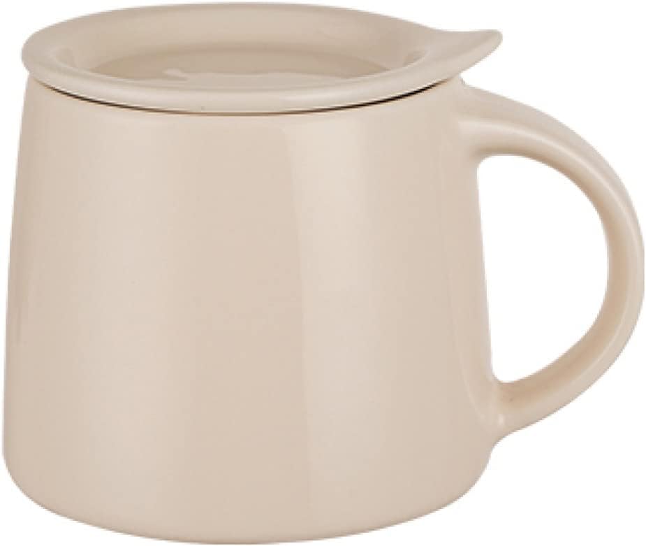 マグカップ 陶器 350ml 白色 蓋 ふた付き クリスマス 無地 ギフト カップル ホーム オフィス コーヒーショップ 喫茶店 人気 ご夫婦 結婚記念日 新築祝い 女性 男性 可愛い エスプレッソカ