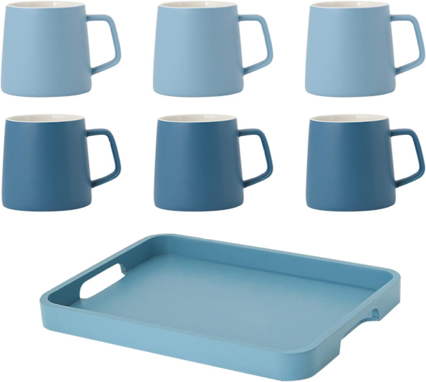 マグカップ 陶器 木製 7点セット 400ml クリスマス ギフト カップル ホーム オフィス コーヒーショップ 喫茶店 人気 ご夫婦 結婚記念日 新築祝い 女性 男性 可愛い エスプレッソカップ マ