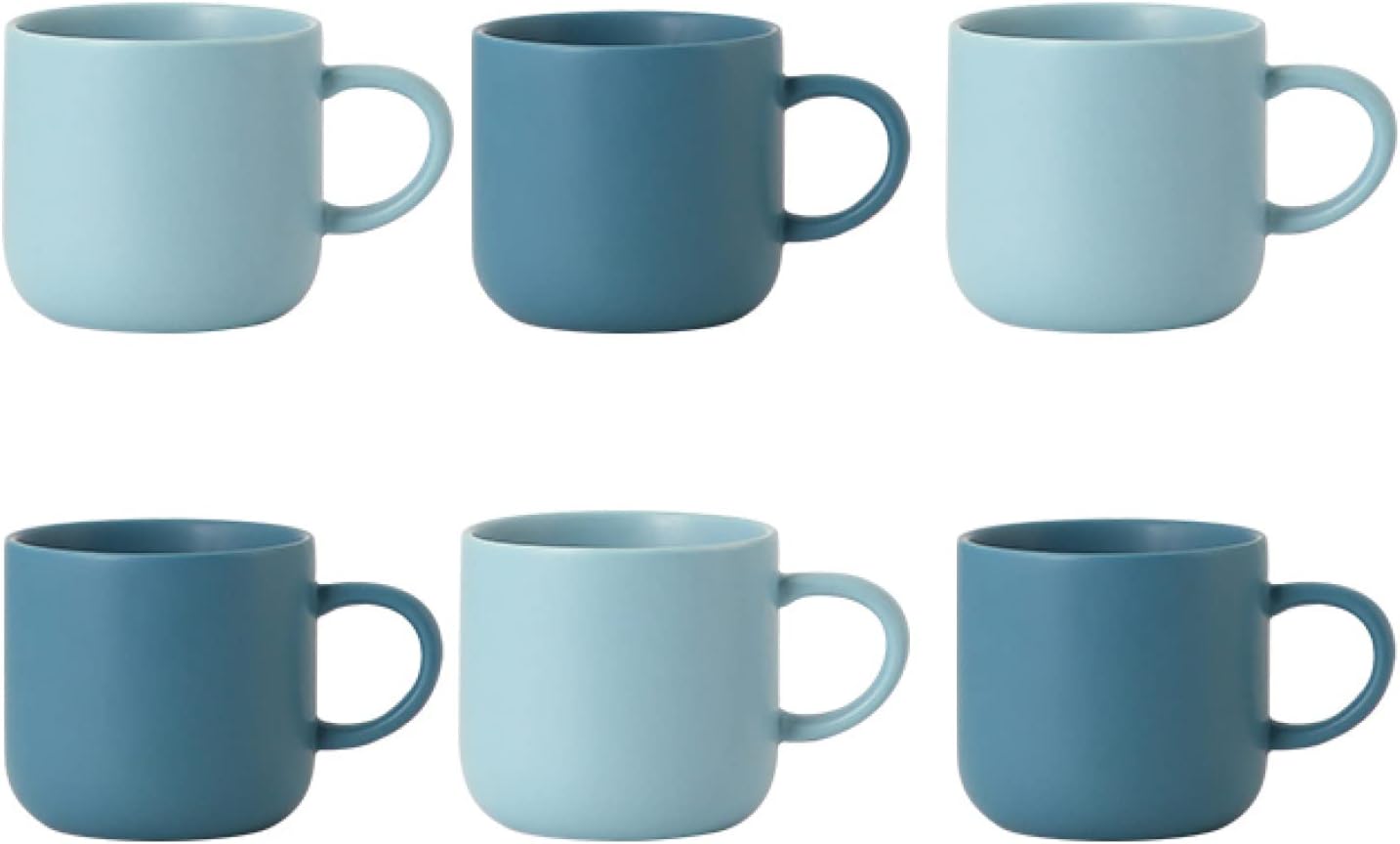 マグカップ 陶器 300ml 6点セット クリスマス ギフト カップル ホーム オフィス コーヒーショップ 喫茶店 人気 ご夫婦 結婚記念日 新築祝い 女性 男性 可愛い エスプレッソカップ マグコッ