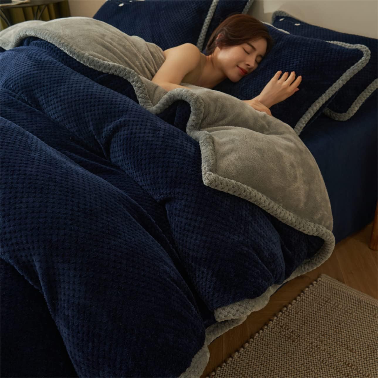 掛けふとん赤ちょうちん 洗える 北欧風 寝具覆いかぶせる 布団覆いかぶせる 今めかしい シングル 虚蝉ダブル ダブル 冬 可愛らしい ジッパー遣りかた 1.5mA お取りつくろう飾り気の無い 敷き妙覆いかぶせる フリース ふわふわ 色つや 保温性
