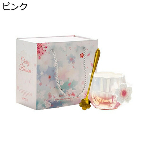 コップ 珈琲優勝杯 オシャレ 桜 グラデーション 差し上げ物荷拵え 瀬戸もの 350ml 大きめ お匙付き添い人 珈琲 茶の葉 乳汁 紅茶優勝杯 耐熱 耐冷 洗い分かりやすい 食器 お上さん 生まれ落ちる日 差し上げ物