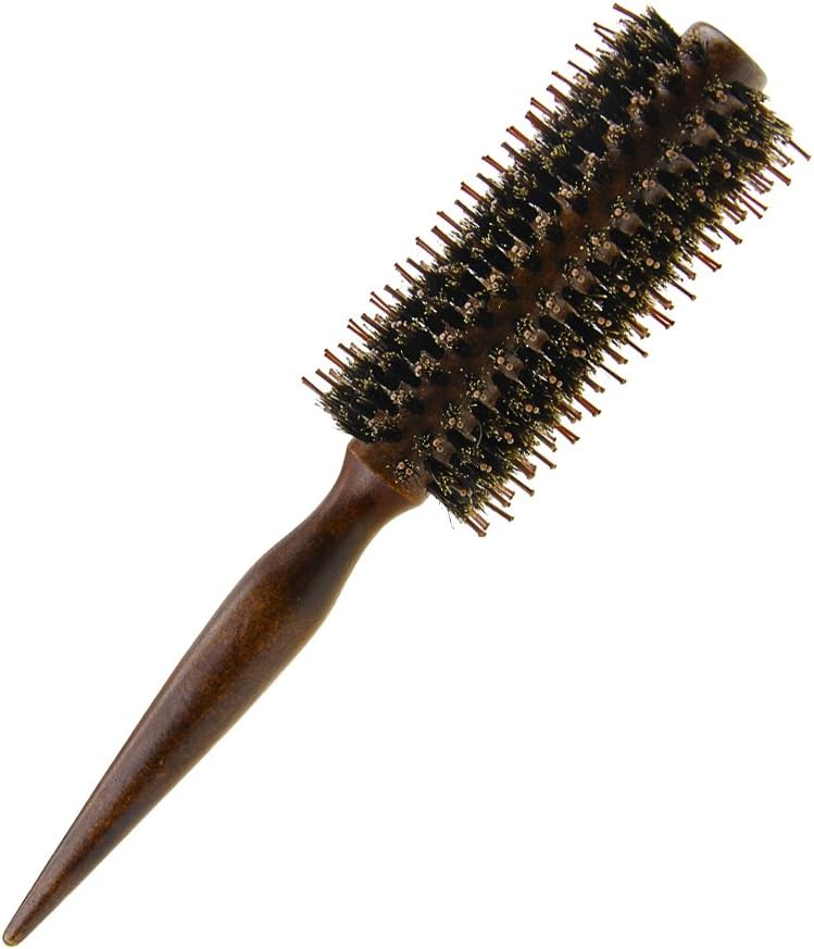 ヘアブラシ レディース ロールブラシ 大きい 静電気防止 ブローブラシ 耐熱 ヘアーブラシ 美容室 女性 男性用 木製 ハンドル 美髪専用器具 ブロースタイリングブラシ 櫛 パーマ用 ヘアケアブラシ